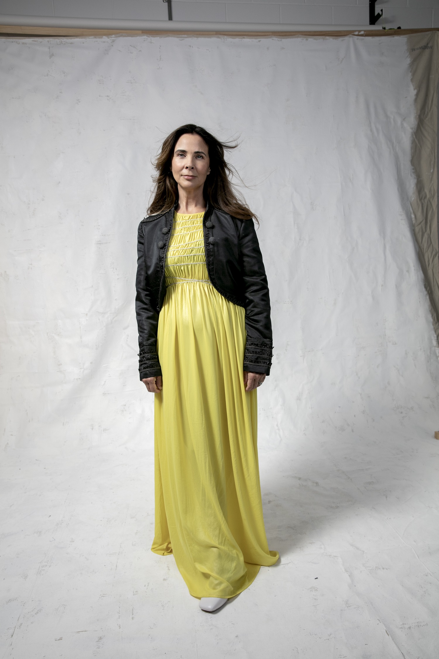 Rebecca Wadey wears jacket from Hope autumn/winter 2004 and dress from Take A Hike spring/summer 2010. Photo / Babiche Martens