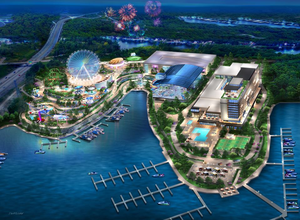 Oasis at Lakeport Resort is set to open on the shores of The Lake of the Ozarks in 2024.  Photo / Supplied