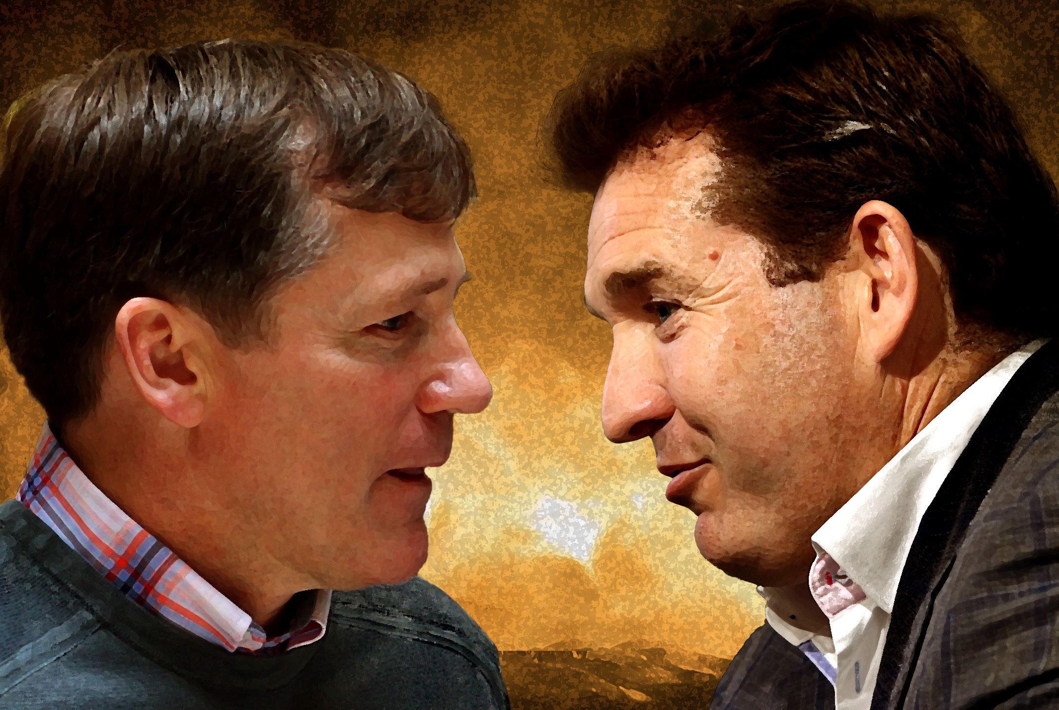 David Kirk (left) and Mark Robinson. Photos / Getty Images; Herald graphics