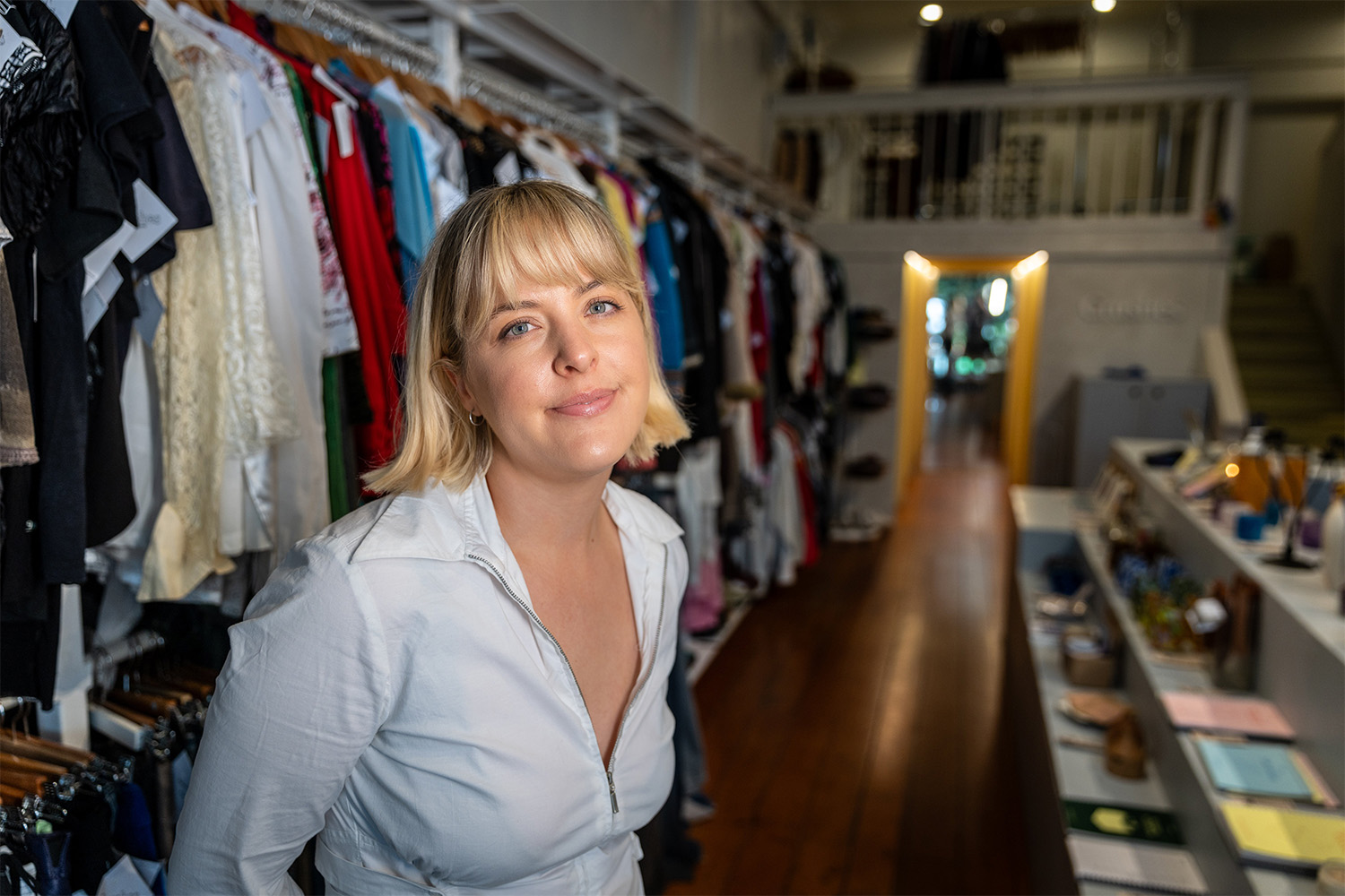 Rose Hope of Crushes boutique on Karangahape Rd. Photo / Michael Craig