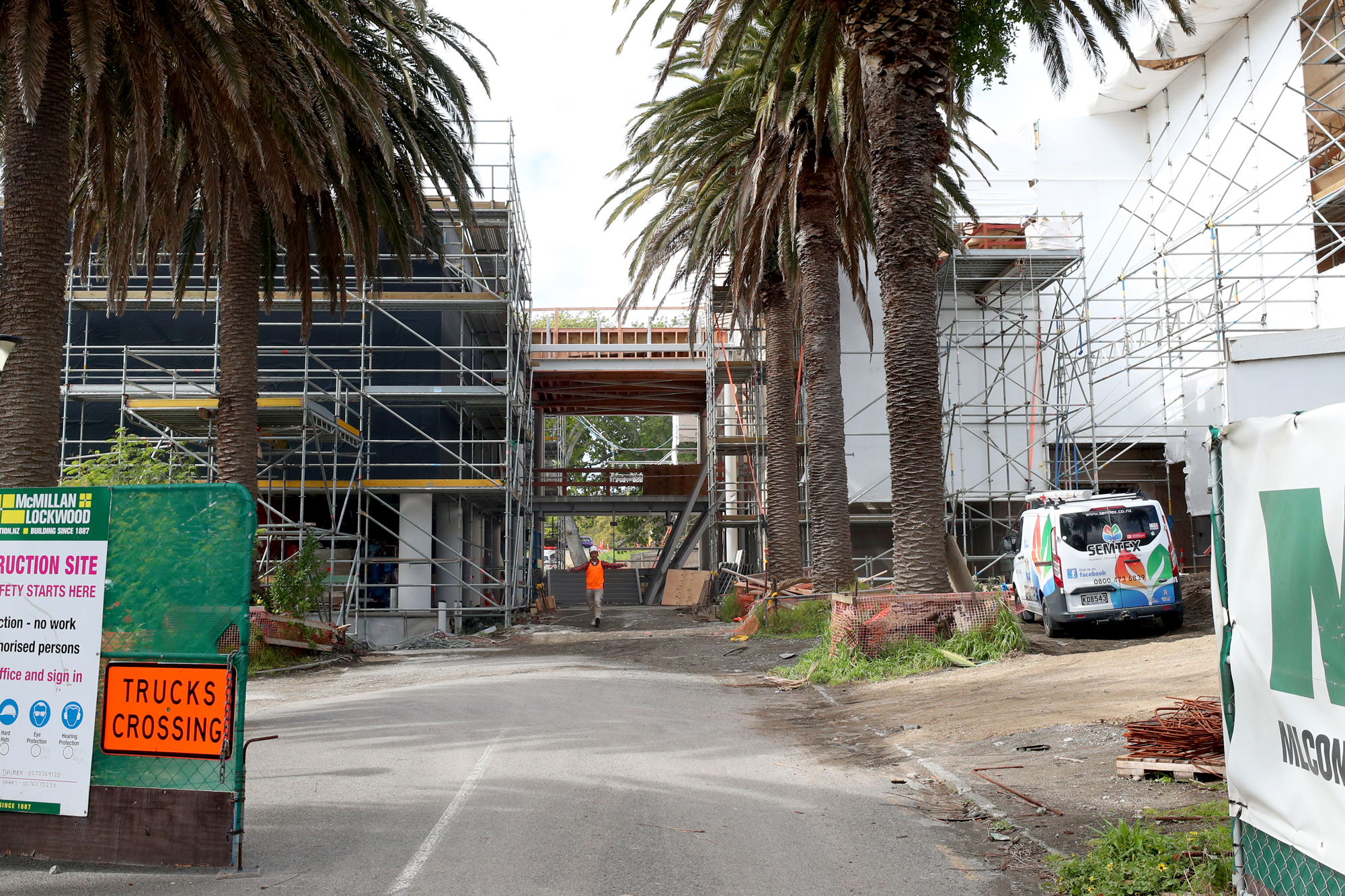 Construction is due to be completed by March next year. Photo / Bevan Conley
