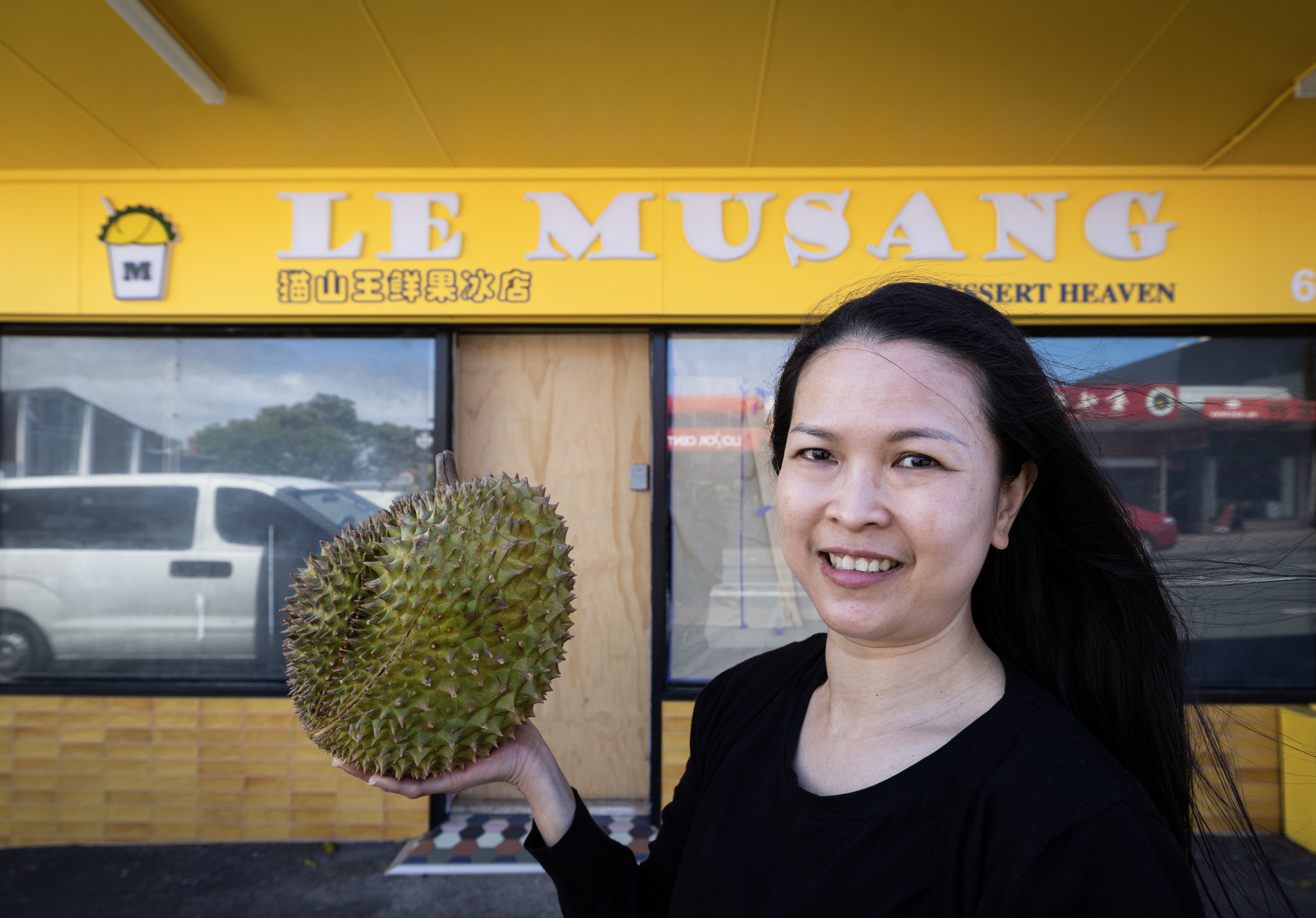 Crystal Ng will open Auckland's first durian dessert store on Dominion Rd in January. Photo / Jason Oxenham