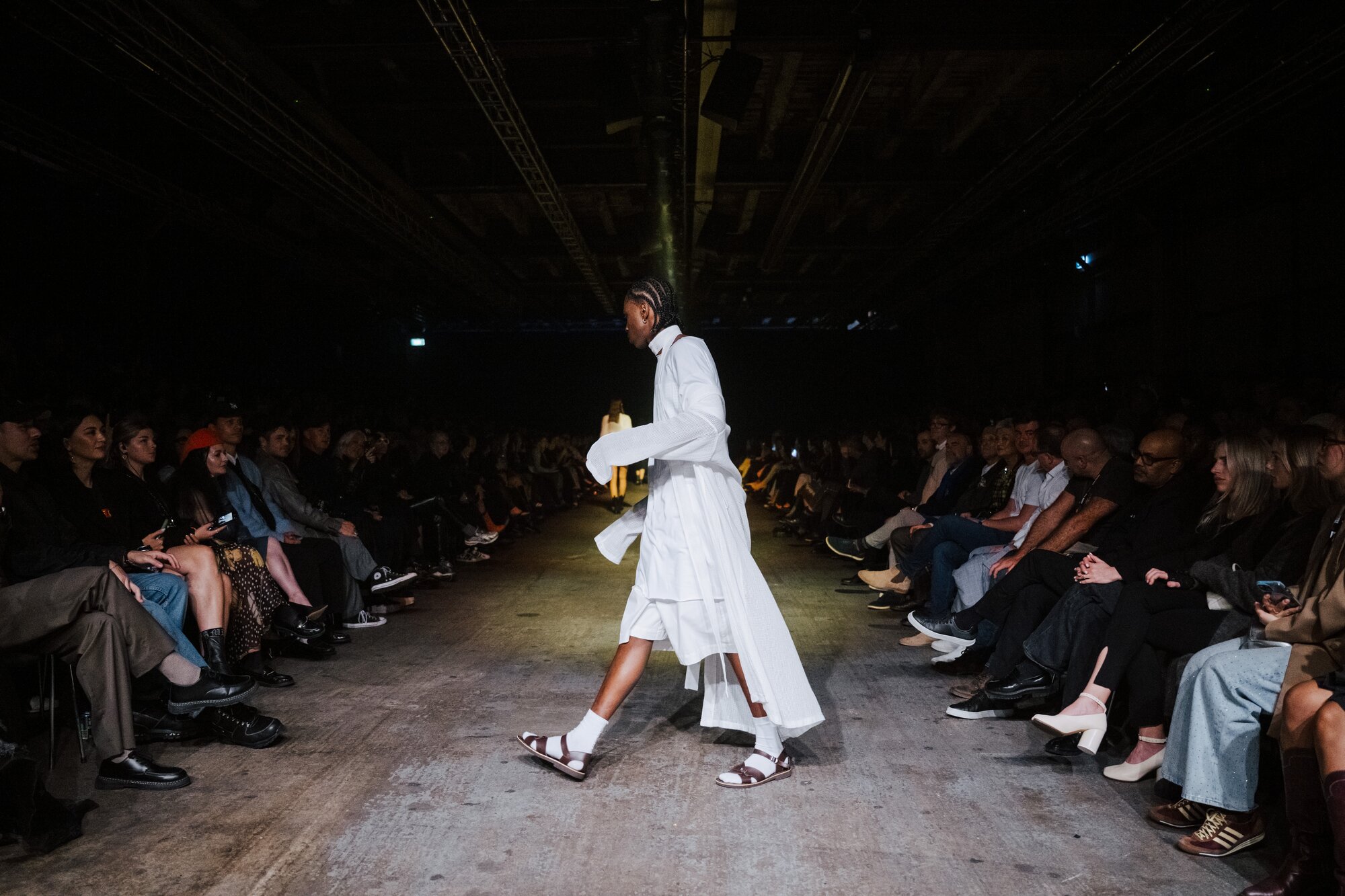 Sandals on the runway for Zambesi. Photo / Radlab