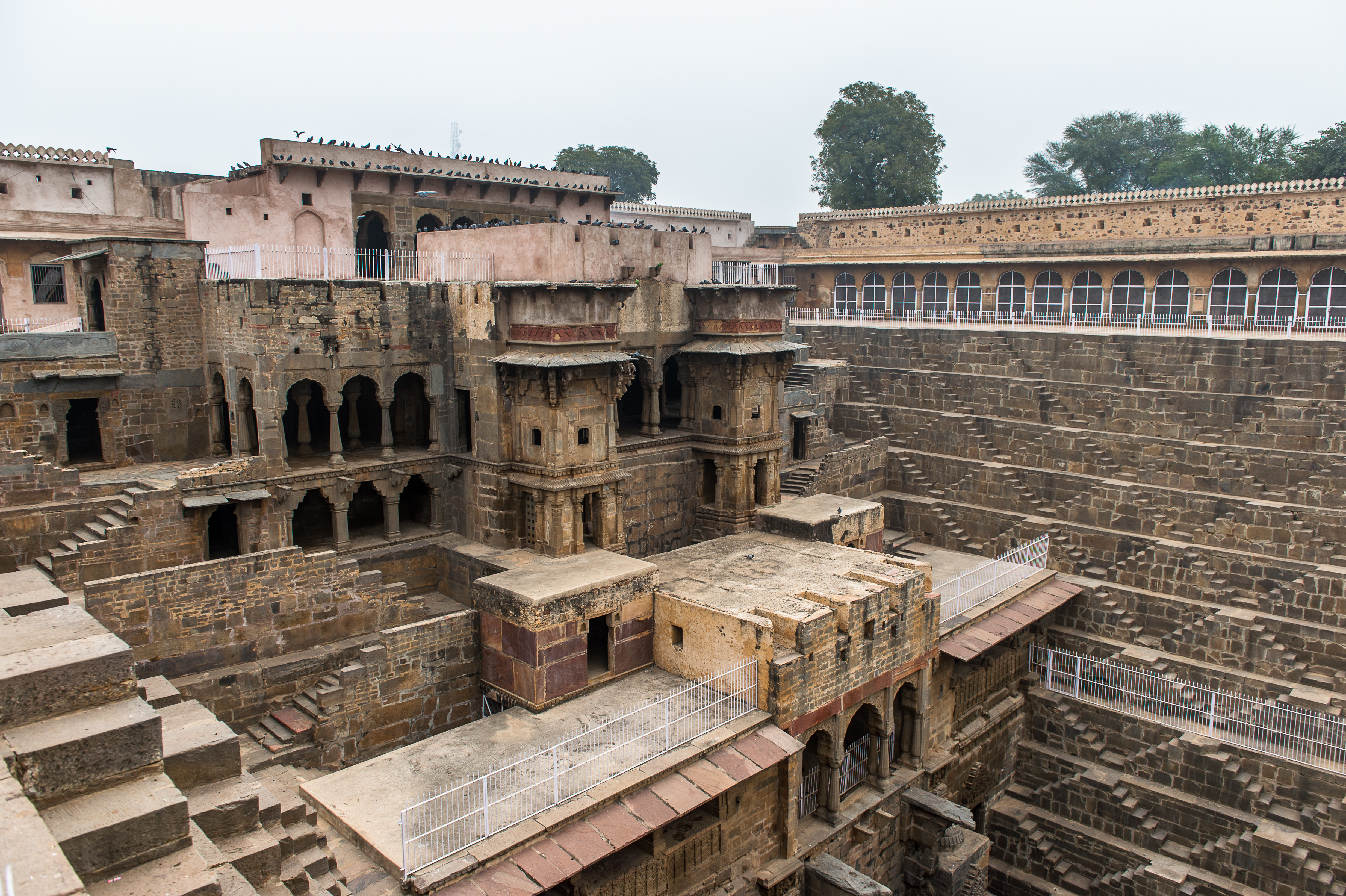 The Chand Baori stepwell in Abhaneri is one of the deepest and largest stepwells in the world, with 3500 narrow steps. Photo / 123RF
