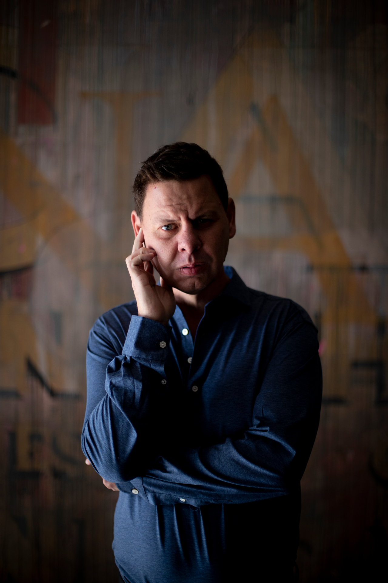 Journalist Paddy Gower. Photo / Dean Purcell.