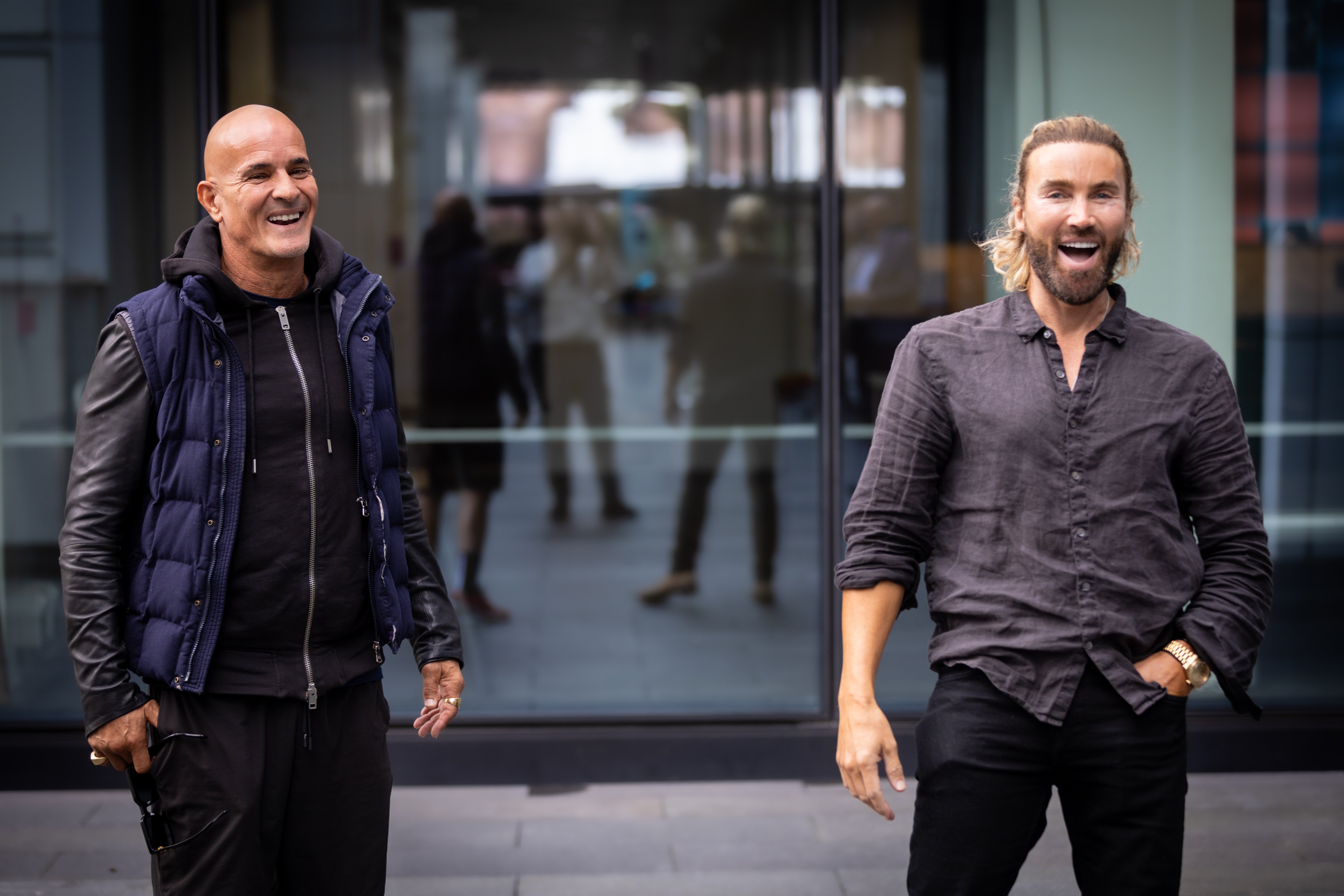 Podcasters Matthew Ridge (left) and David Ring have covered topics including sexuality and sexual identity, addiction and drink/drug use, family and mental health. Photo / Michael Craig