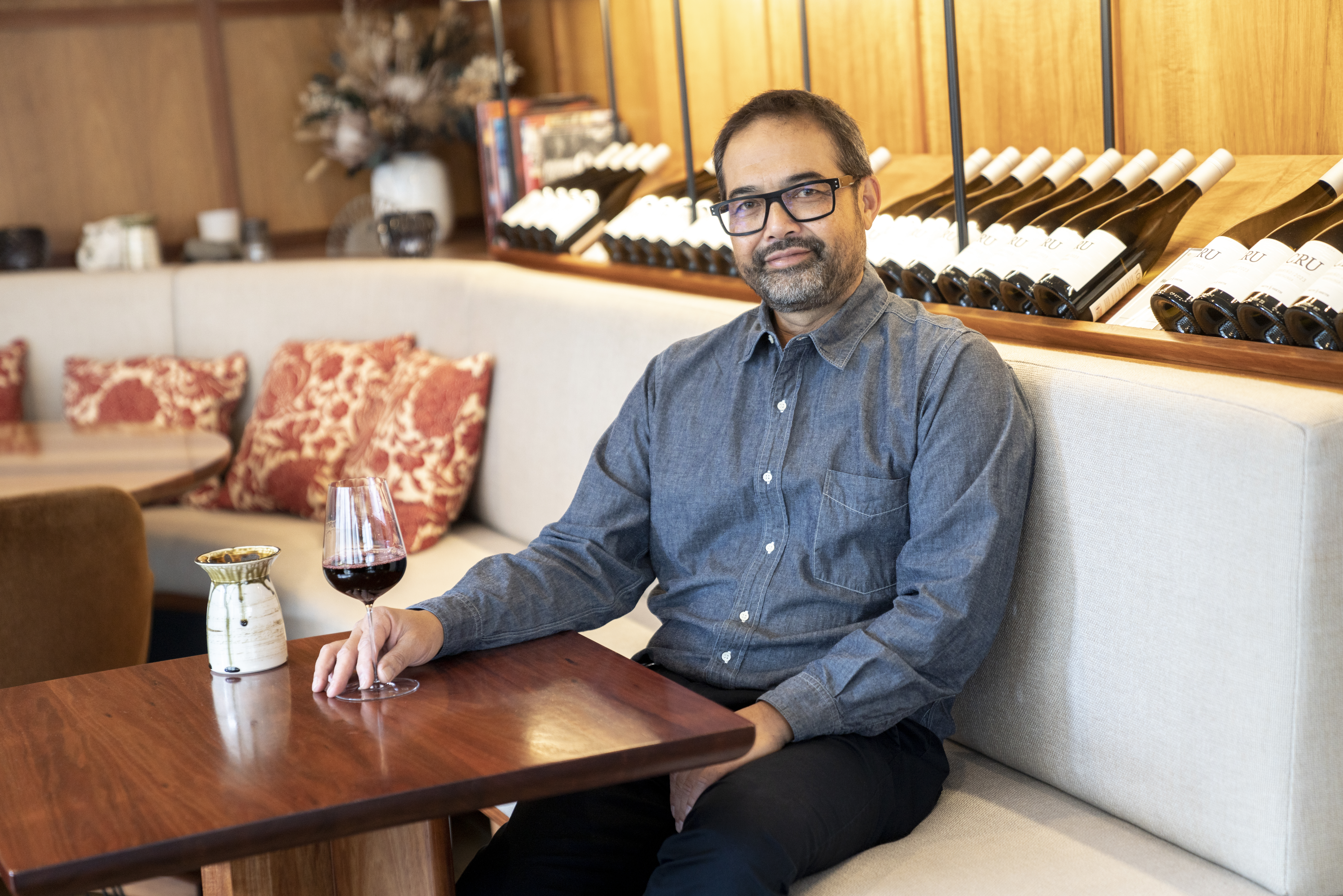 You will find Sean Burns at Smith and Sheth Oenothèque in Havelock North.