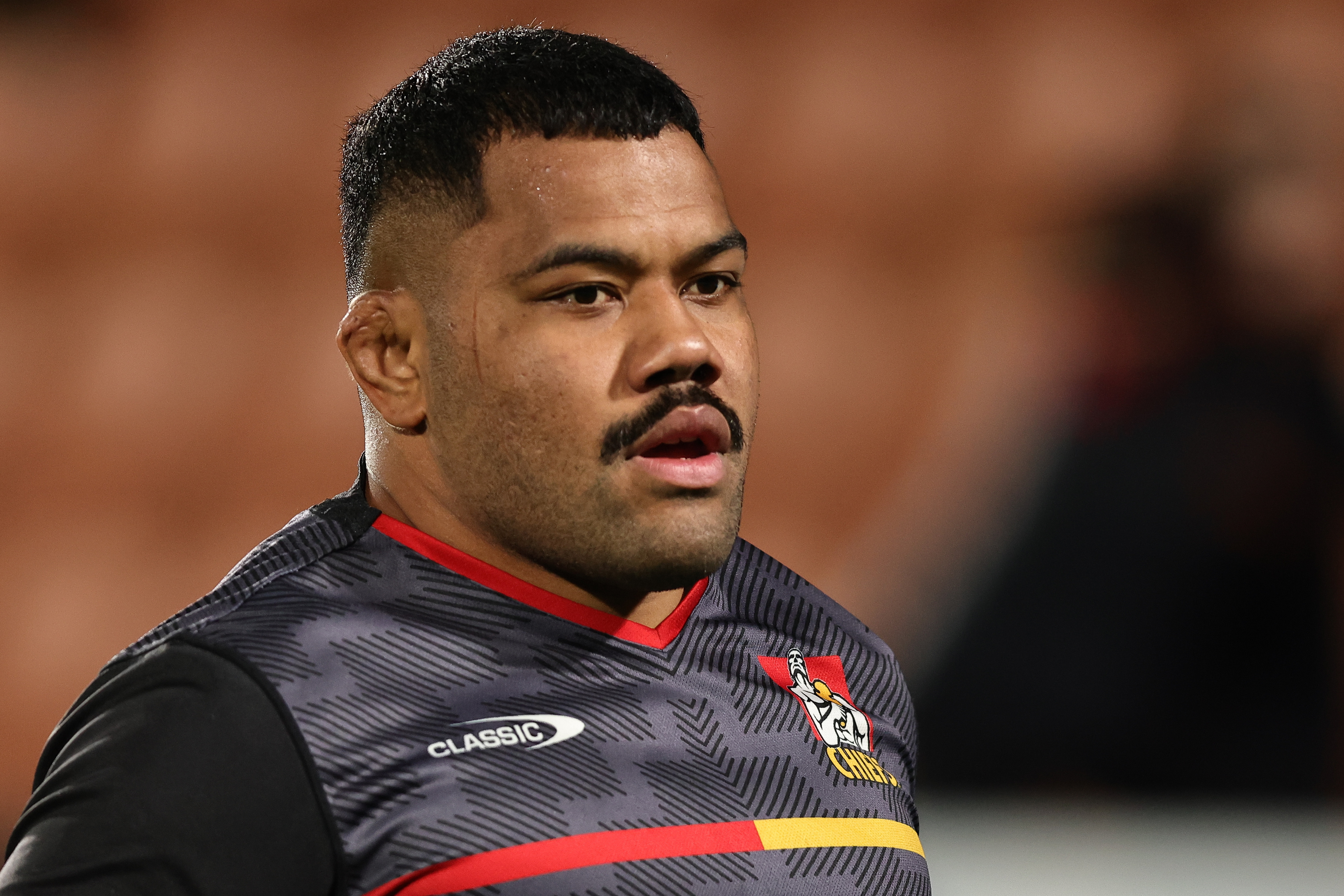 Samisoni Taukei’aho was injured in the Chiefs' semifinal win over the Hurricanes. Photo / Photosport