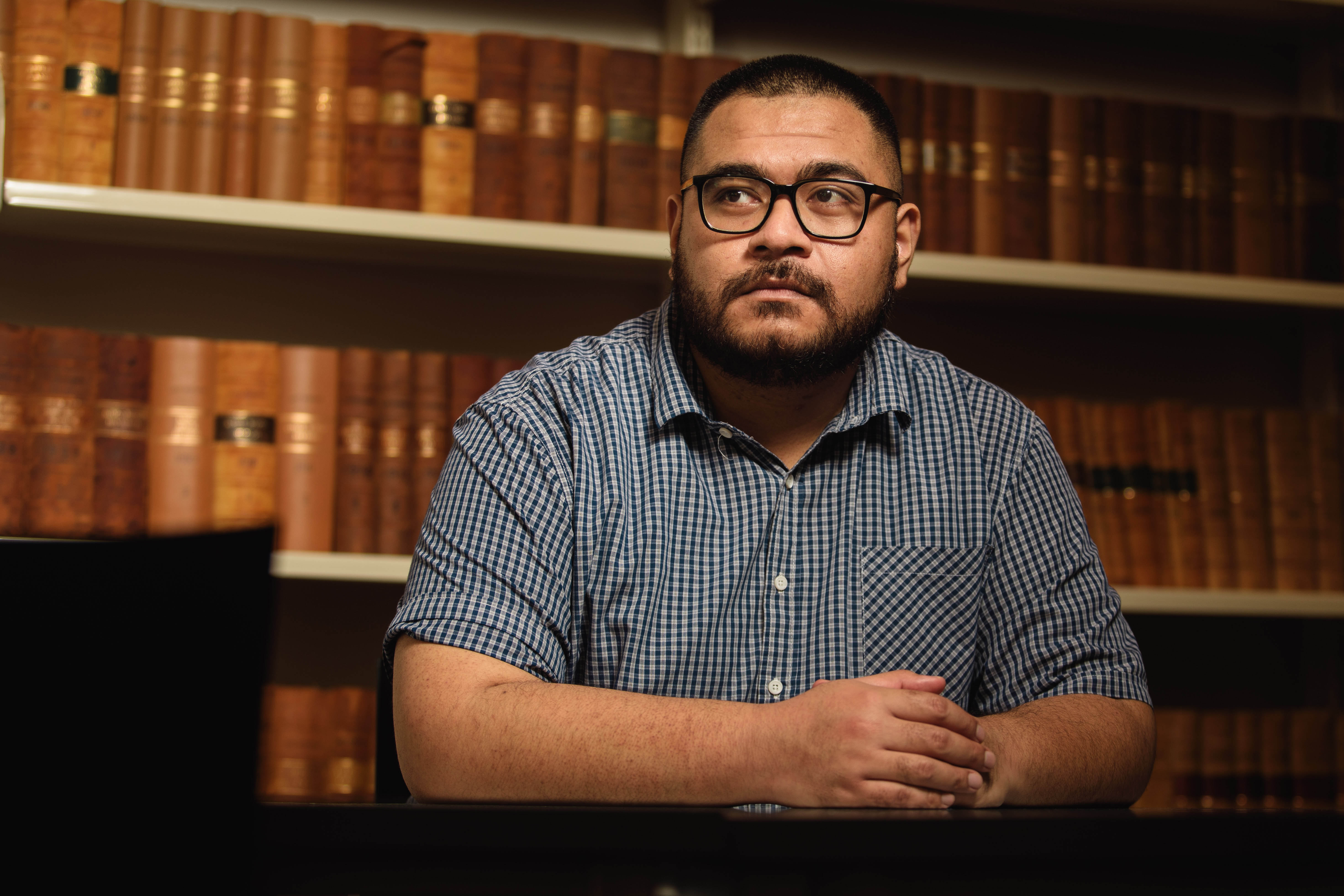 Auckland University law lecturer Fuimaono Dylan Asafo. Photo / Billy Wong