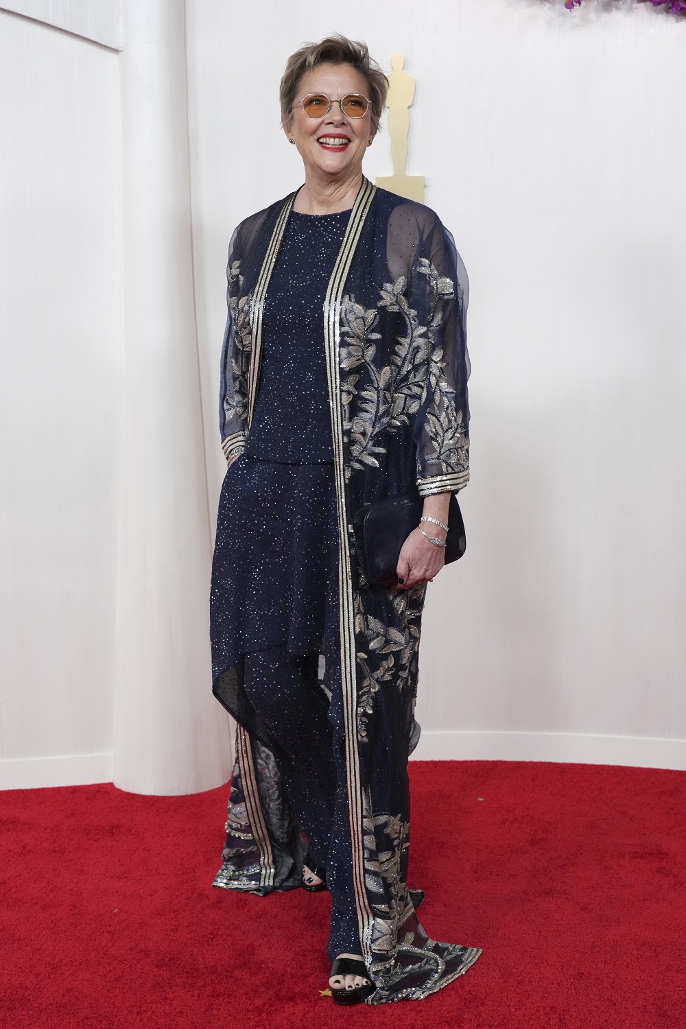 Annette Bening arrives at the Academy Awards in Los Angeles. Photo / AP