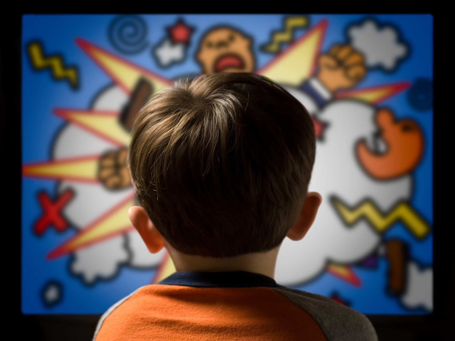 Cartoons often have scenes of physical or verbal violence. Photo / Getty