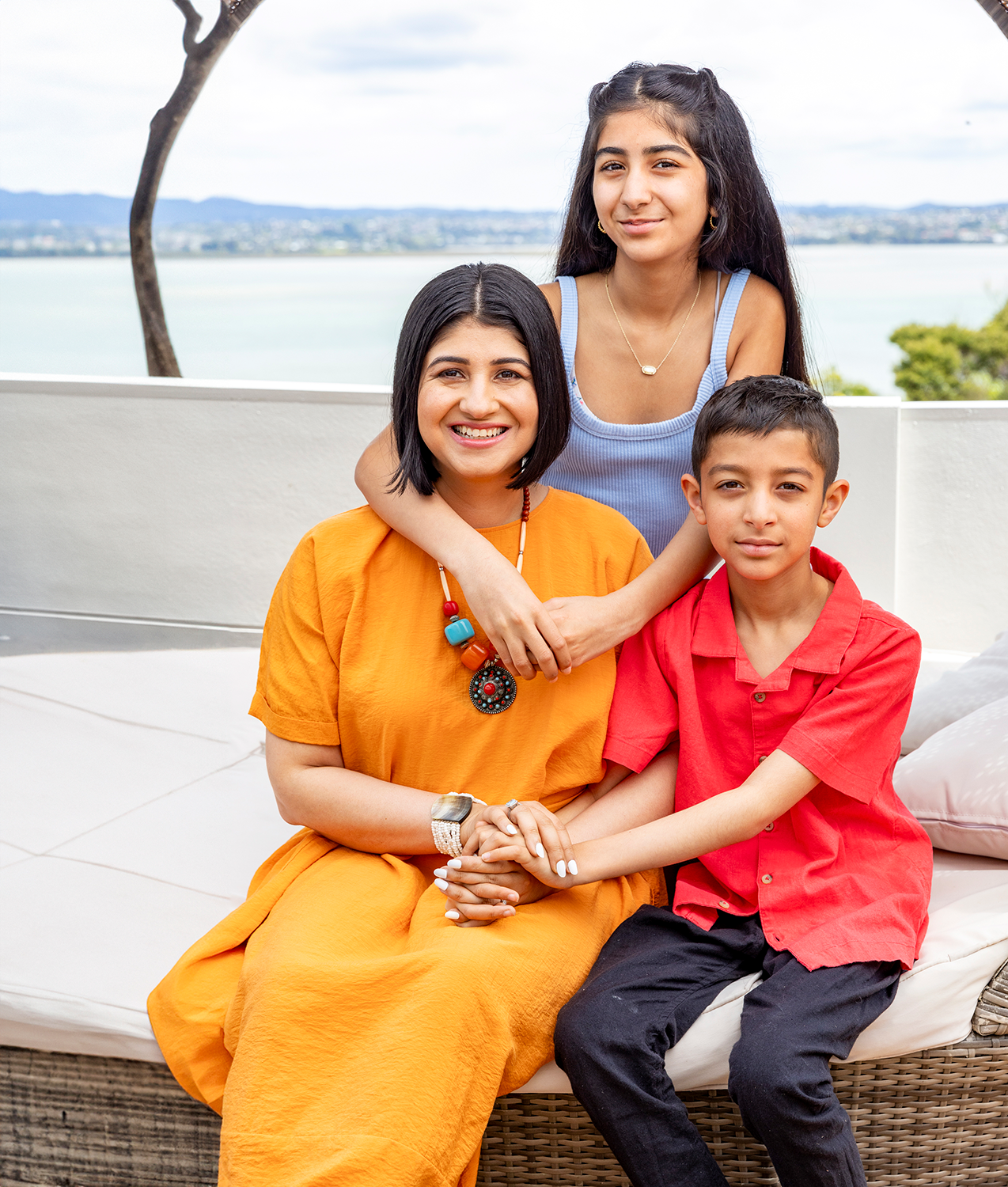 Chand manages operations while raising their two children, Zoya, 13, and Roan, 9. Photo / Babiche Martens Photo / Babiche Martens