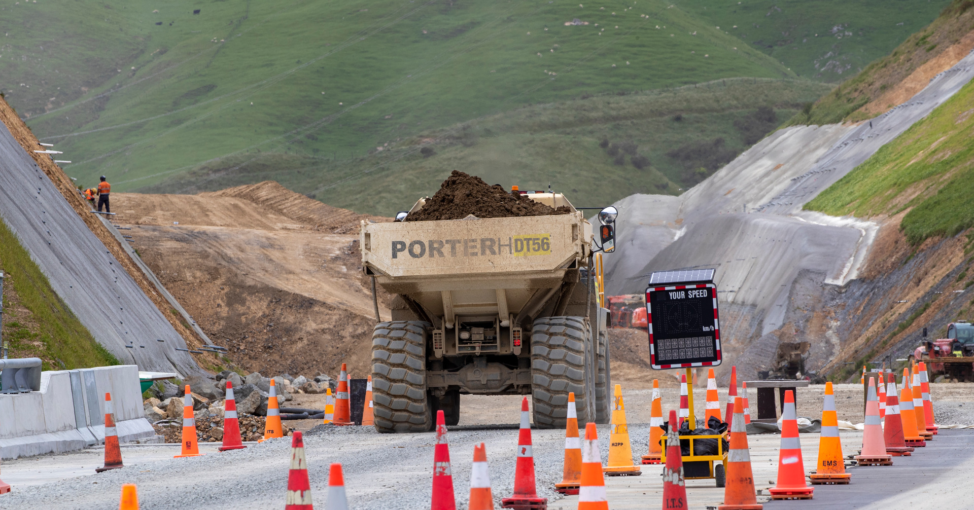 The road is due to open in September. Photo / Mark Mitchell