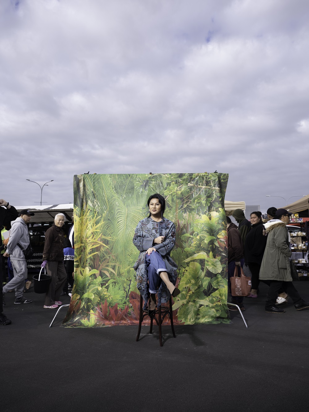 Yuki wears a Lipo coat and Swarovski earrings. Jeans and heels Yuki's own. Photo / Gui Taccetti