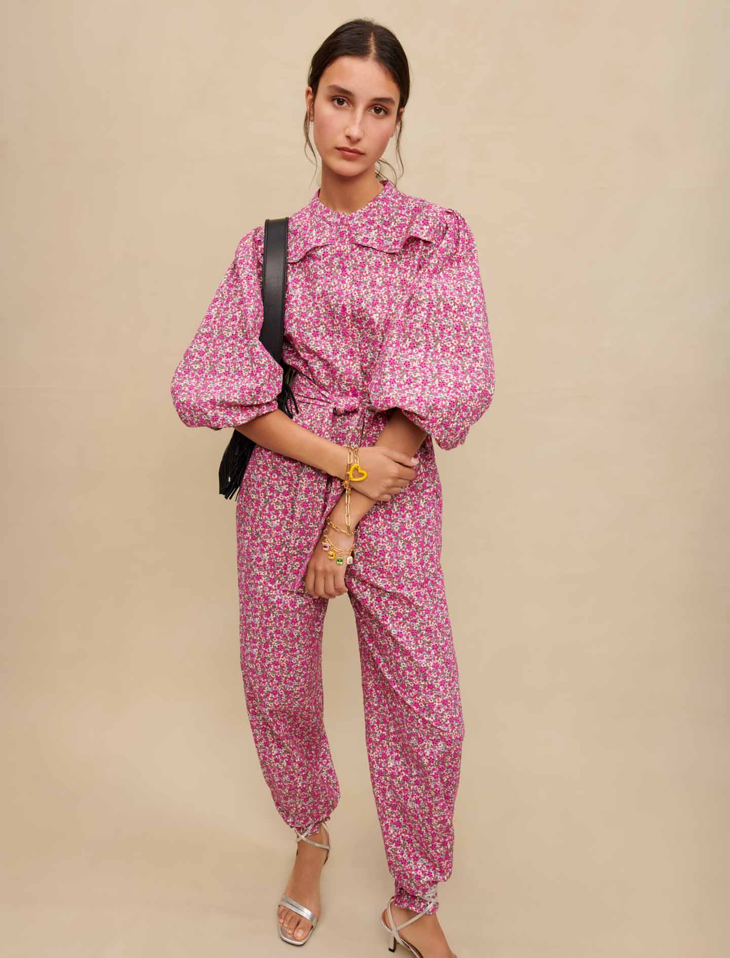 Take strong strides during windy spring days in these jumpsuits. Photo / Maje