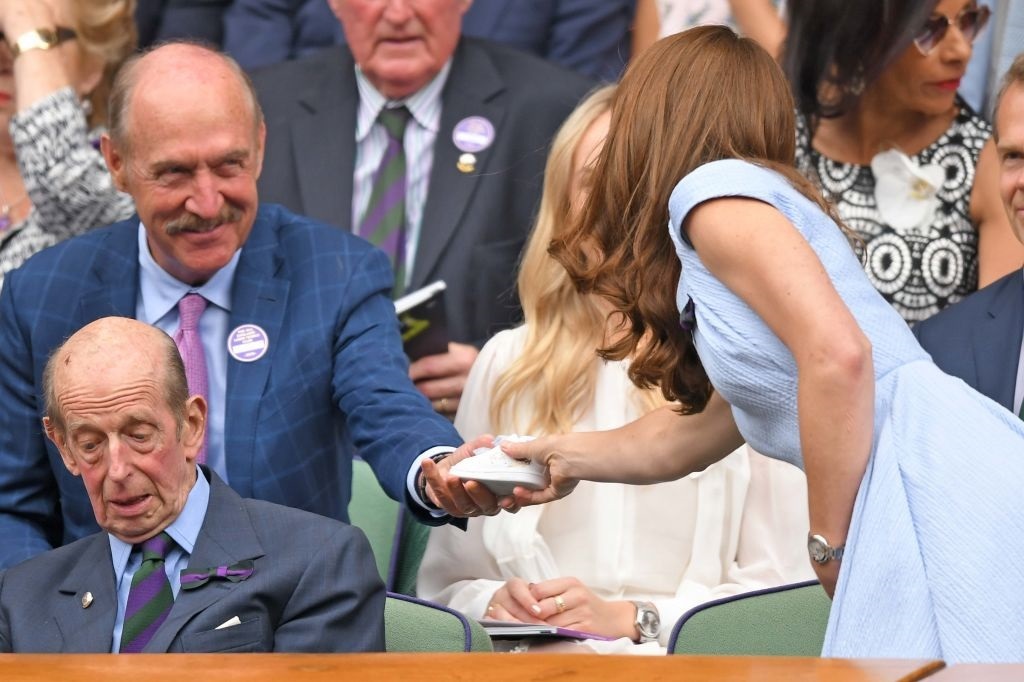 Stan Smith gave Kate Middleton a pair of signed Adidas sneakers for Prince Louis. Photo / Getty Images