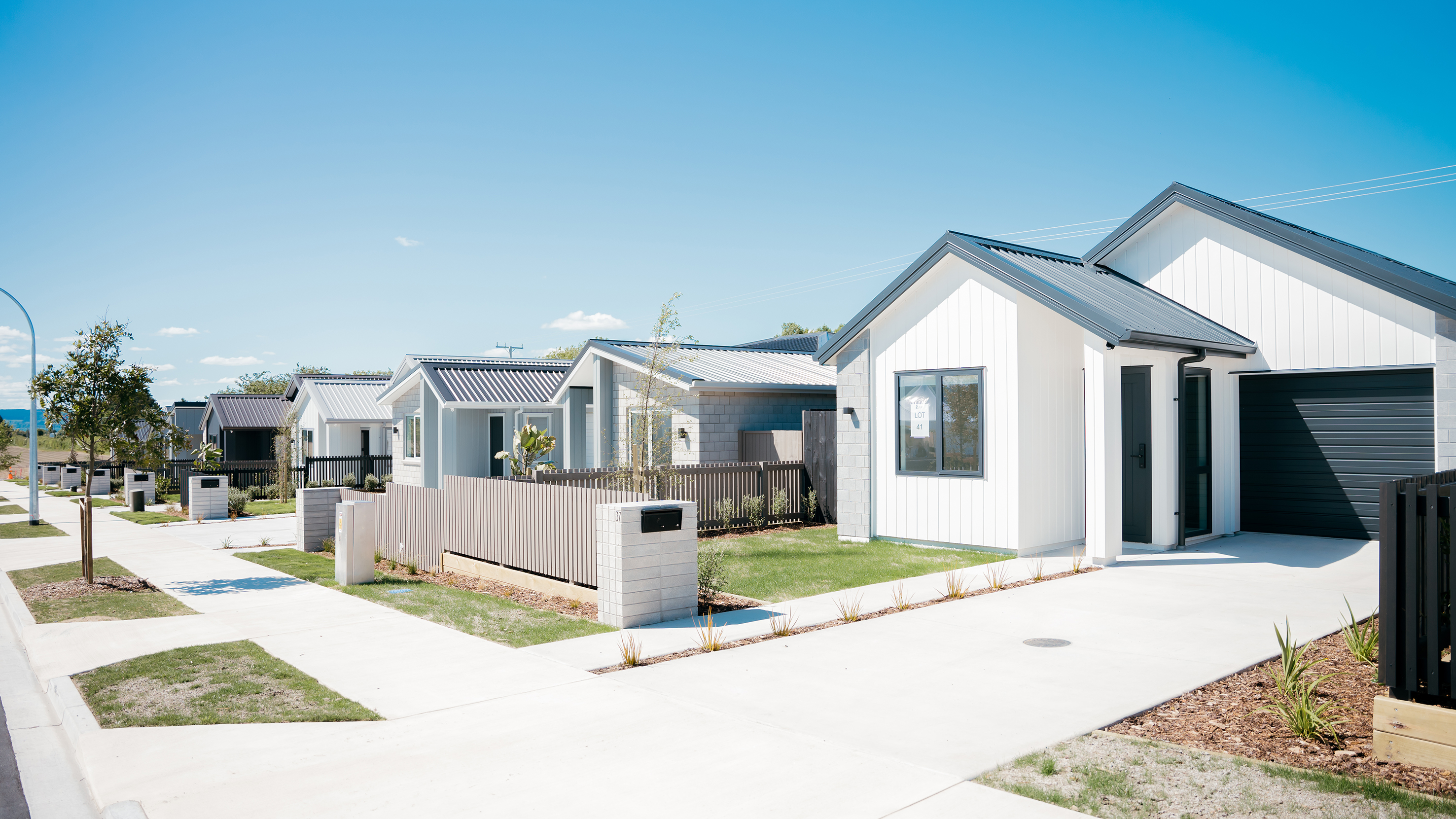 The first stage of the Ōwhata Kōhanga Rākau affordable rentals.