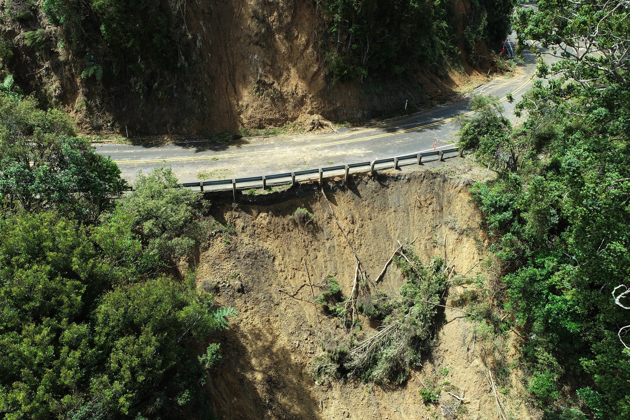 A significant underslip on the Brynderwyns. Photo / Supplied