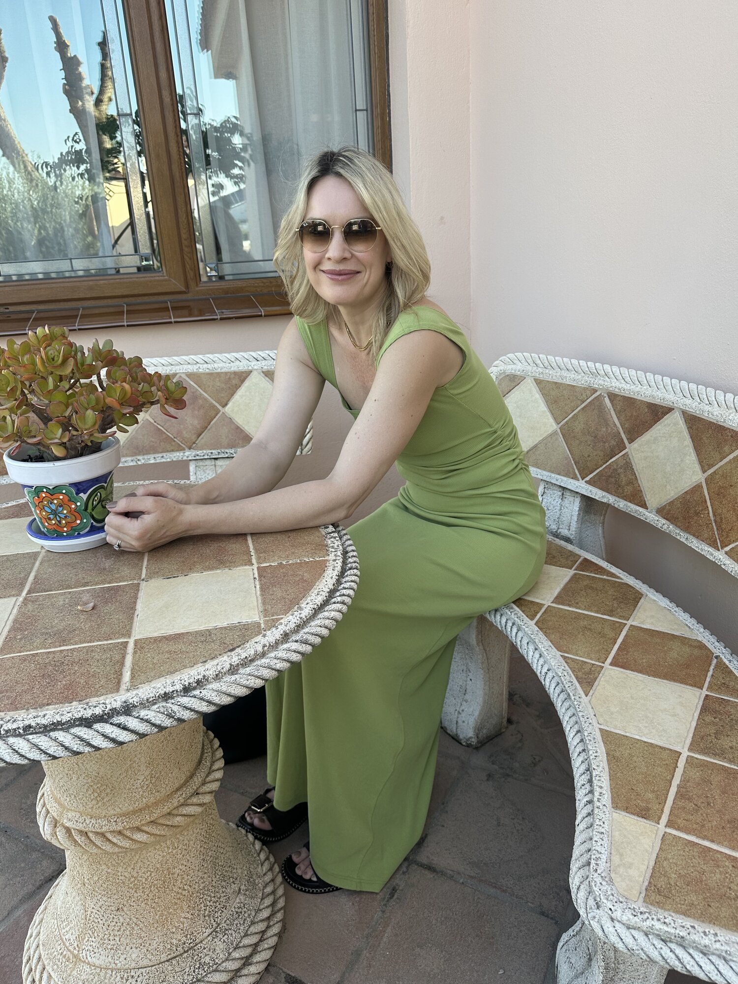 Gretchen Lowe at Sombresa, a culinary retreat in southern Spain.