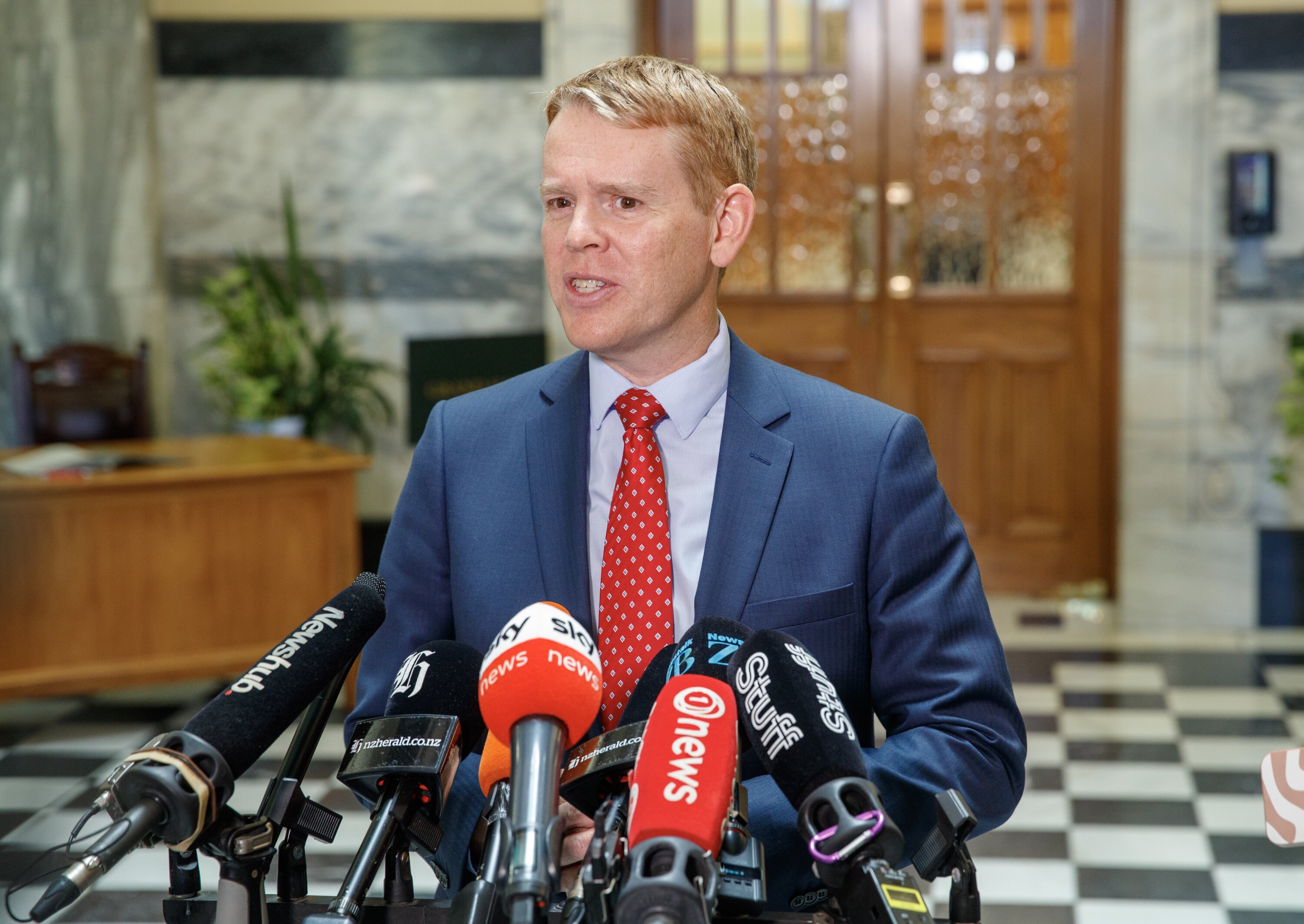 Labour leader Chris Hipkins. Photo / Mark Mitchell