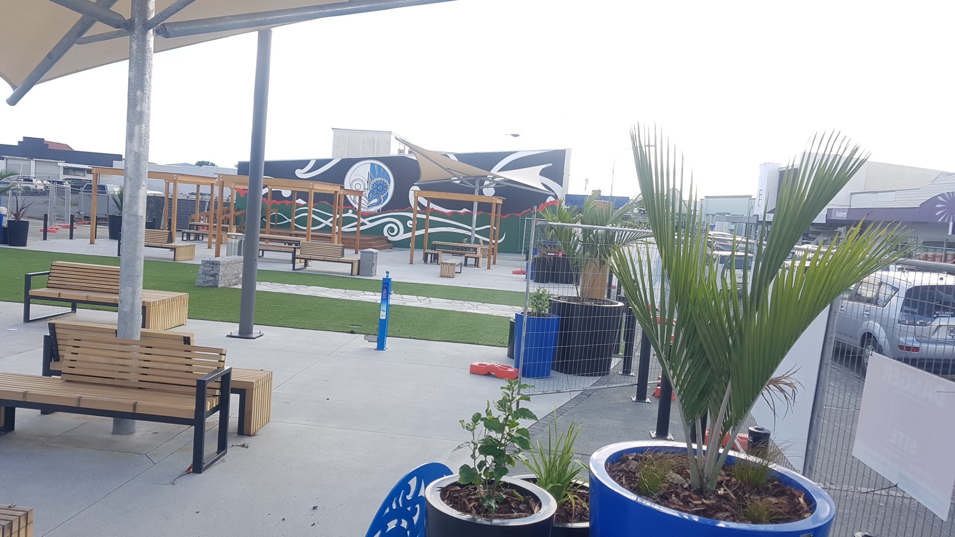The opening of Kaitāia’s new town square won’t be until the end of May - coinciding with the opening of the Te Hiku Sports Hub - after delays in the project.