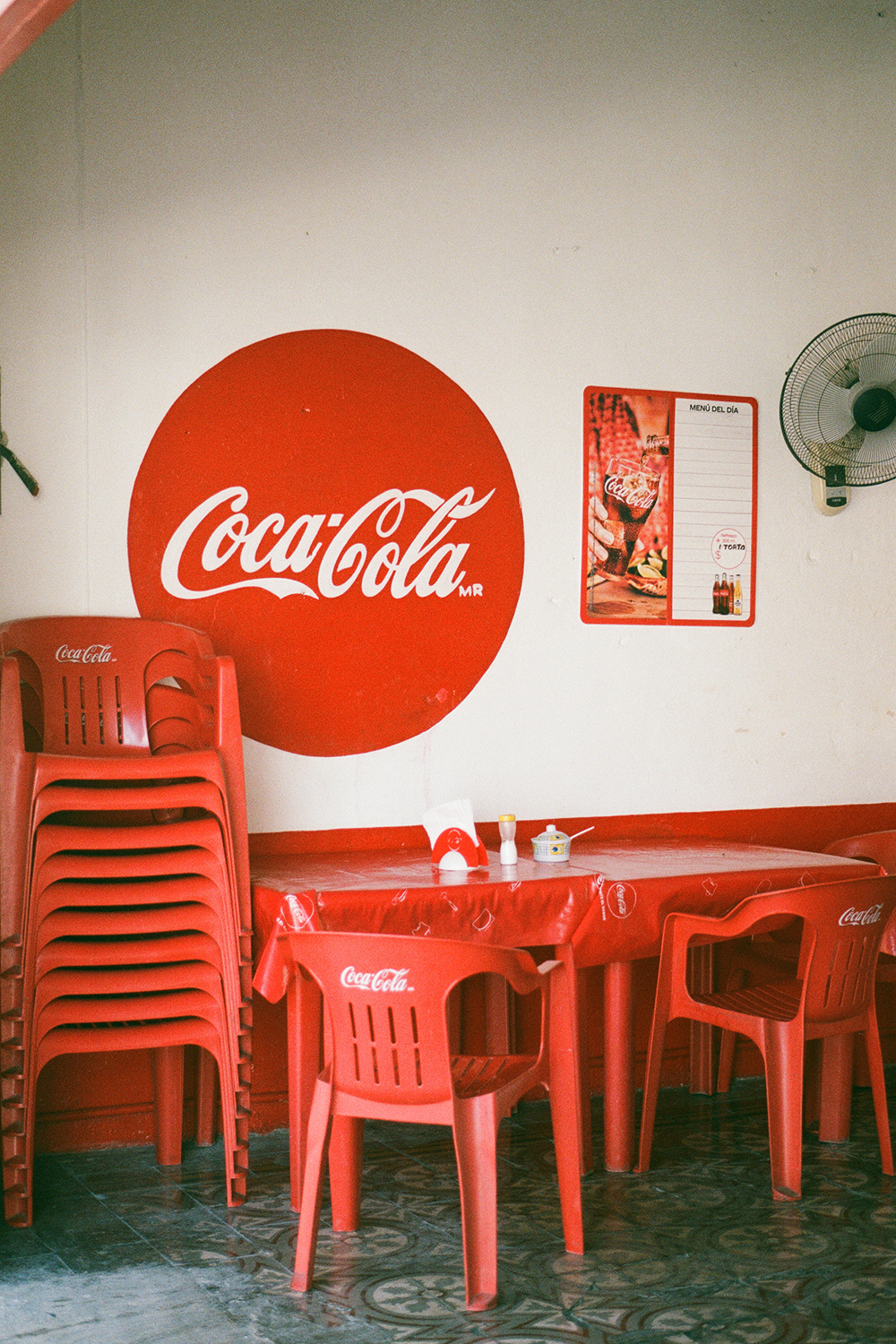 I walked past this shop a million times in the month that we stayed in Playa del Carmen. Coca-Cola in Mexico is very popular, especially accompanying tacos. It is definitely a thing.