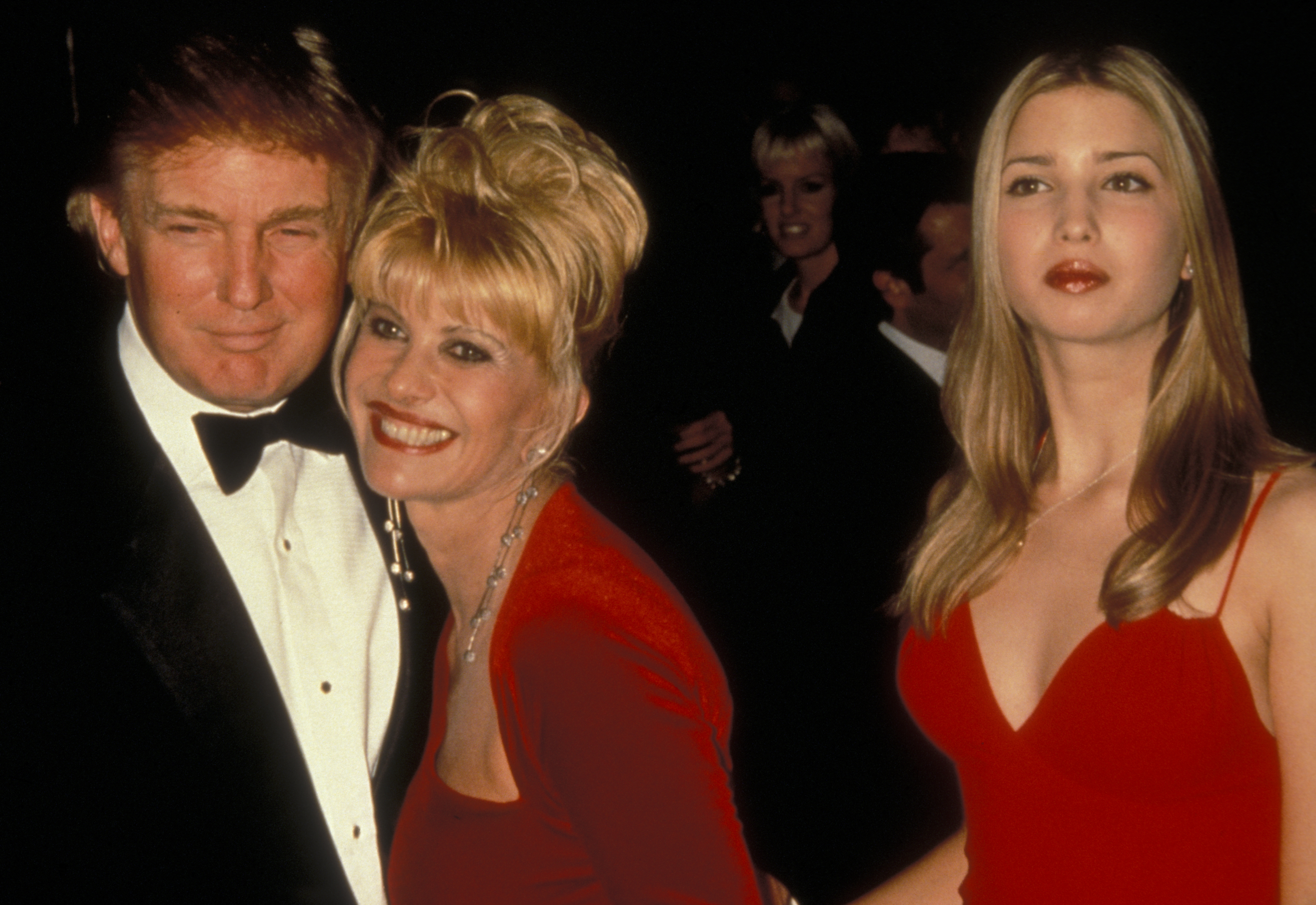 Donald and Ivana Trump's messy divorce, pictured here with Ivanka Trump, provided many front page stories for tabloids. Photo / AP