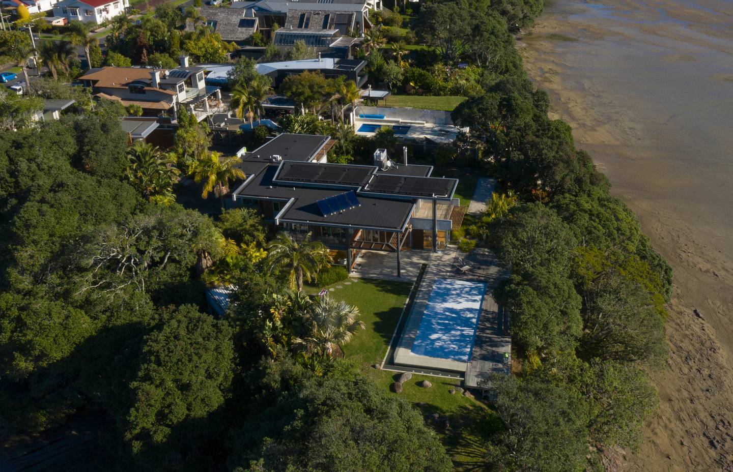 The Westmere property at the centre of the helicopter dispute. 