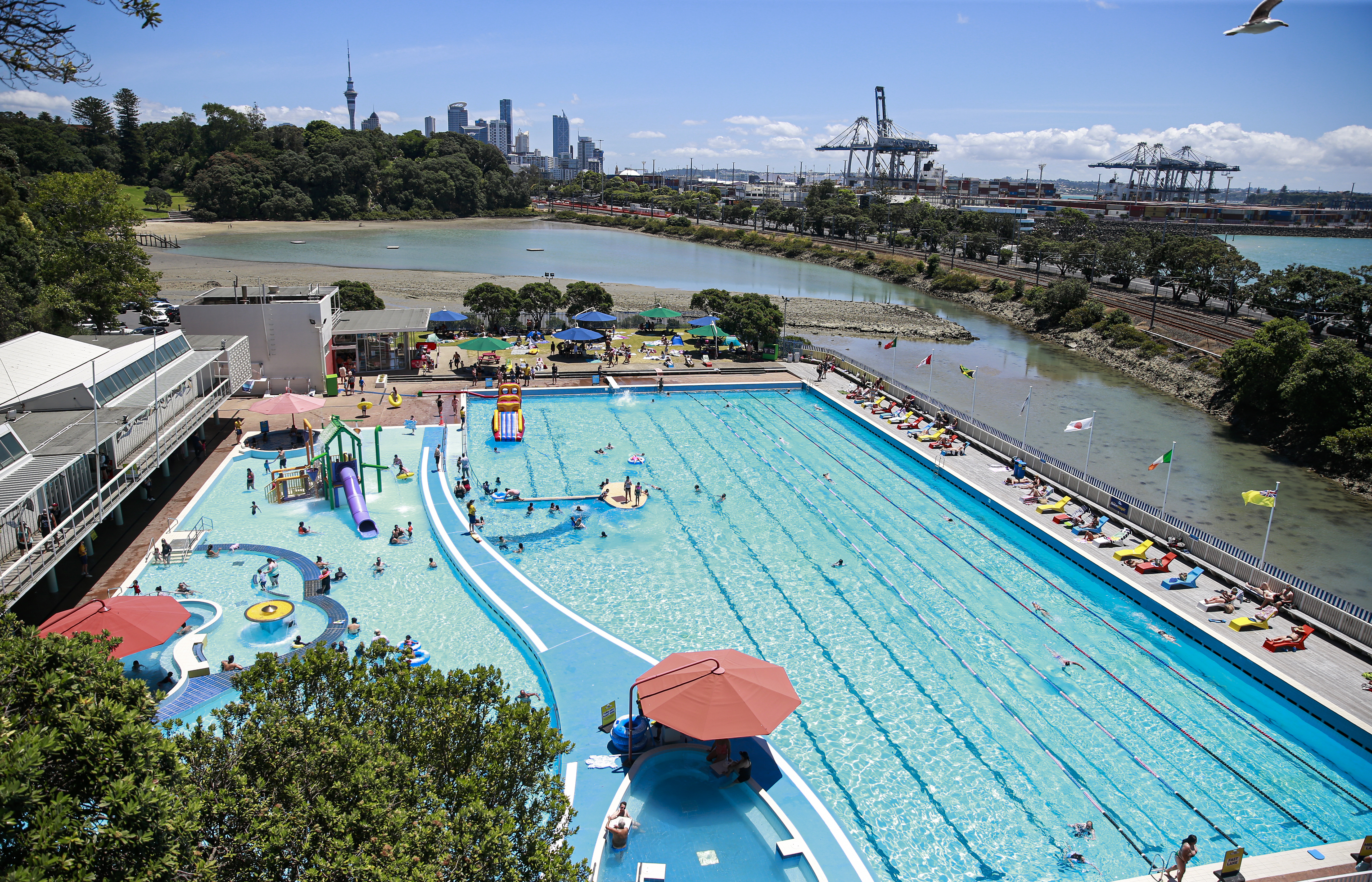 The Parnell Baths have been a popular saltwater pool for 110 years. Photo / Alex Burton