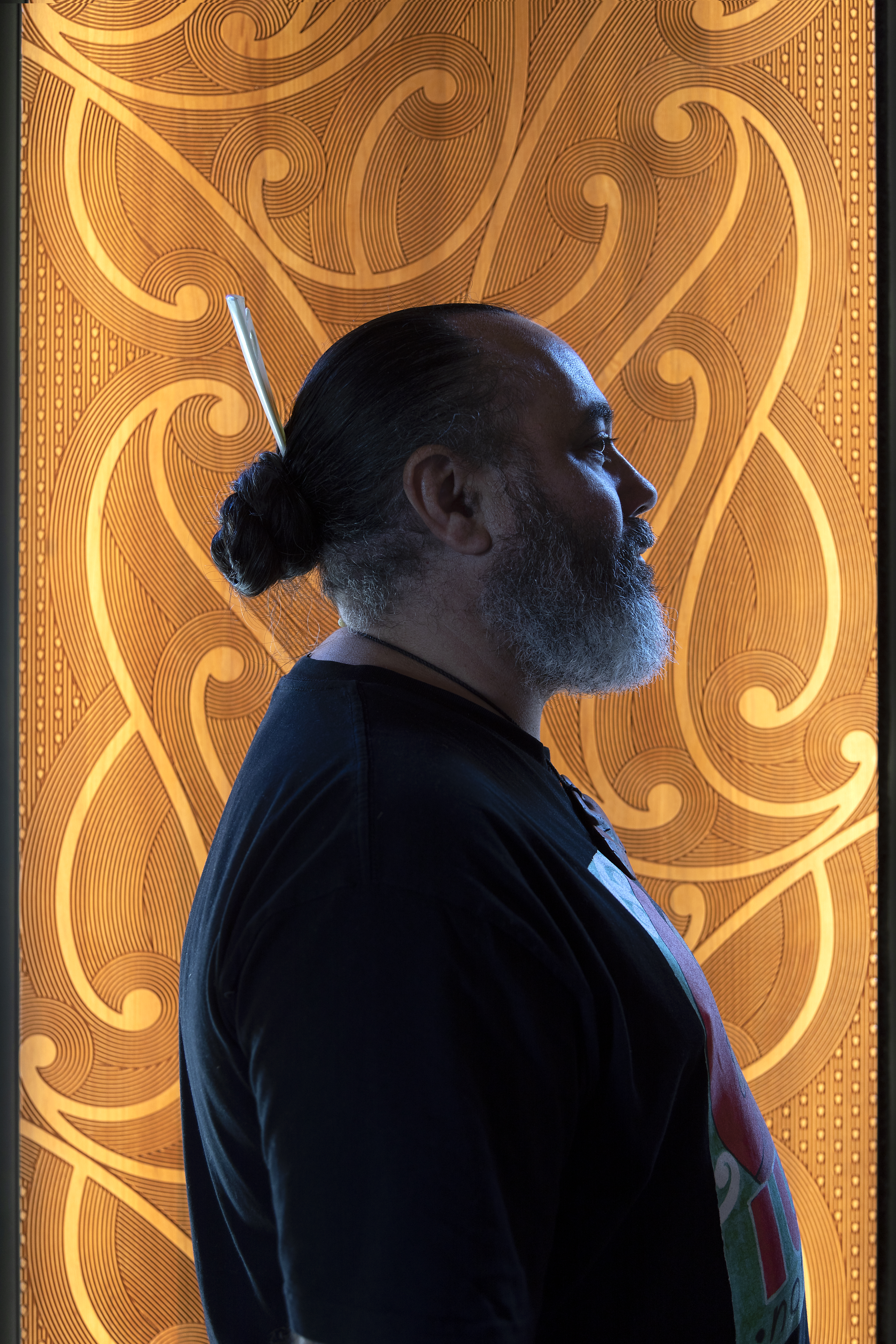 Artist Ngataiharuru Taepa. Photo / Russell Kleyn