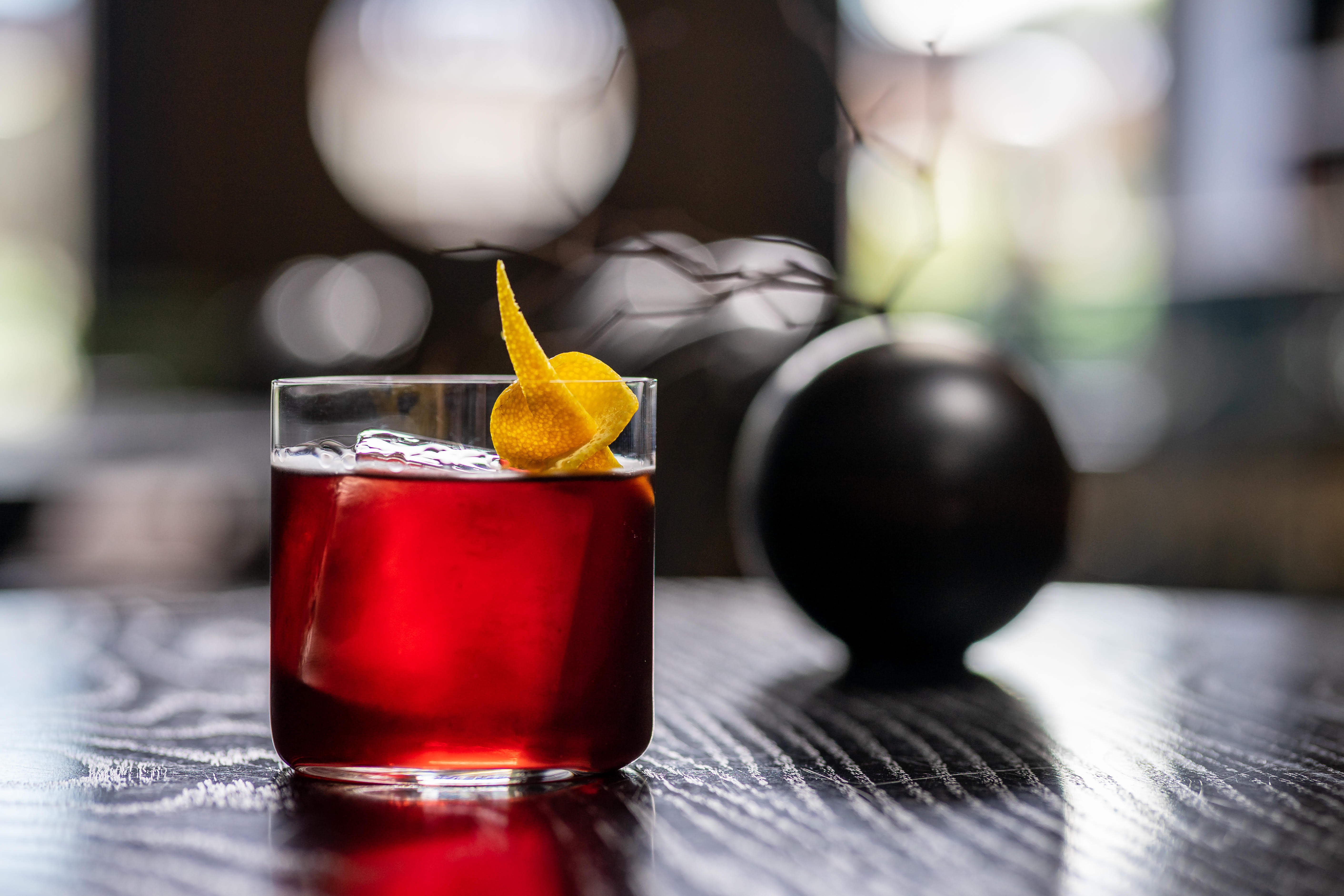 Hastings Distillery's barrel-aged Negroni. 