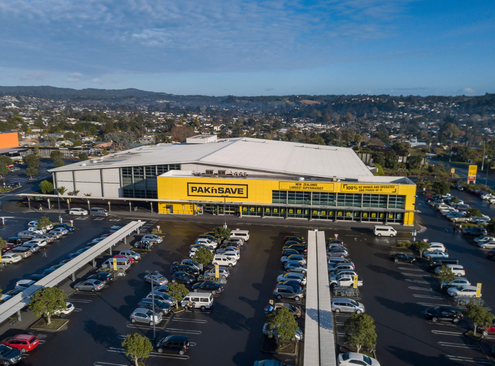 Pak'nSave on Lincoln Rd in Henderson is one of Foodstuffs' biggest supermarkets. Photo / Supplied