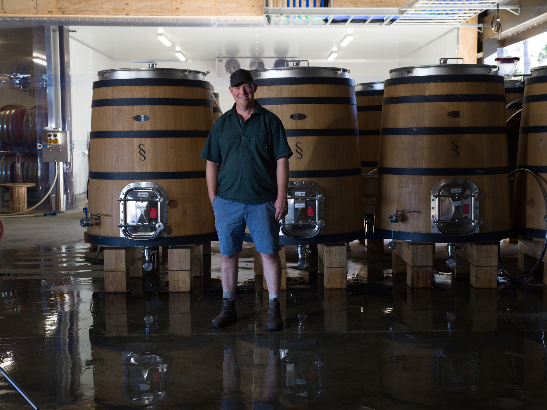 Pyramid Valley winemaker Huw Kinch. Oritain's technology means the vineyard can verify the origin of its newly-released 2020 Botanicals Collection down to individual blocks. Photo / Supplied