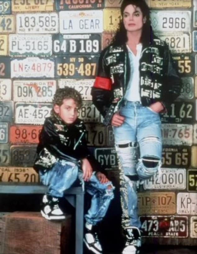 Wade Robson with Michael Jackson.
