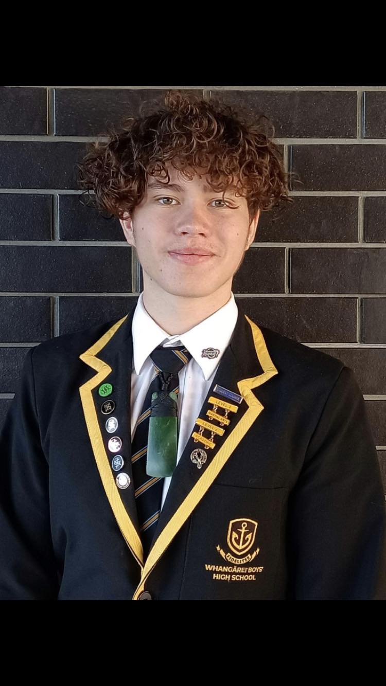 M’lago Morris from Whangārei Boys’ High School.