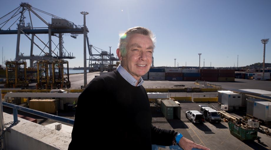 Port of Auckland CEO Roger Gray inherited the disastrous container terminal automation project when he came on board last year. Photo / Dean Purcell