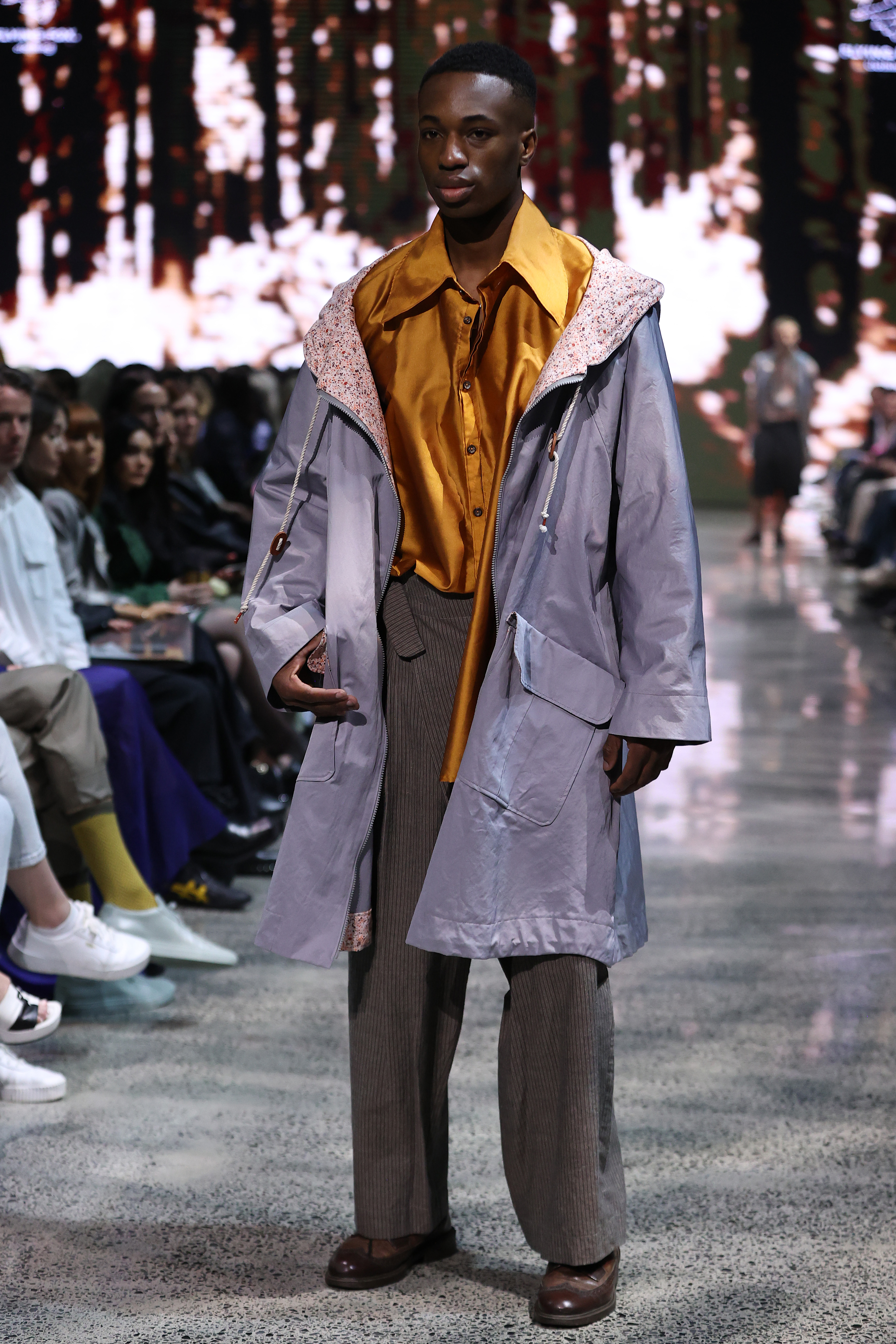 A design by Sandra Tupu of Flying Fox Clothing during the Viva Next Gen show. Photo / Getty Images