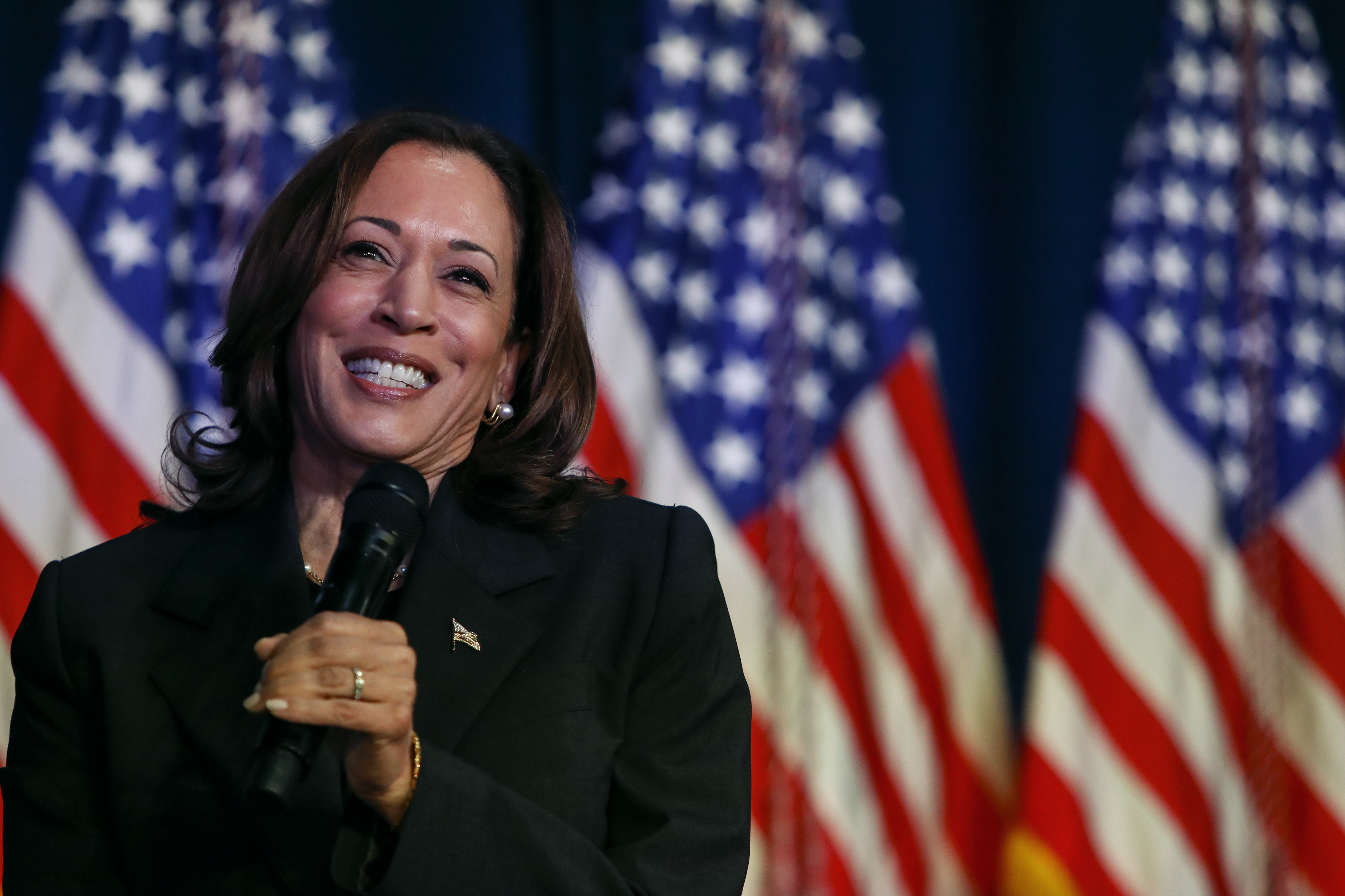 Kamala Harris has some new found popularity with the younger demographic of American voters. Photo / Getty Images