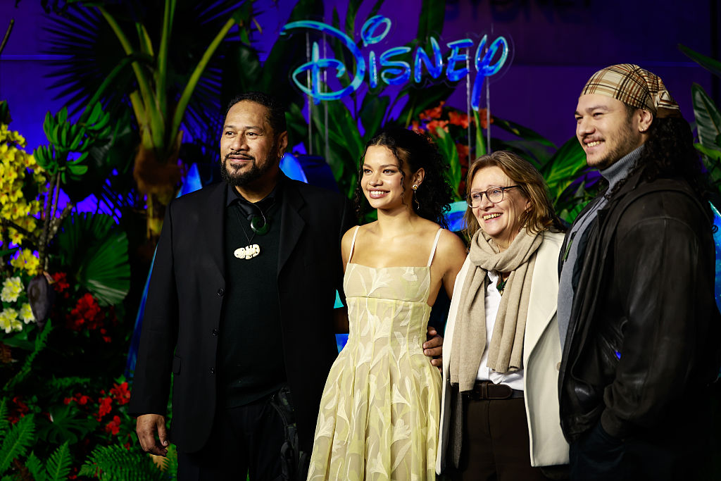 Jay (left), Catherine, Sandie, and Tana Laga'aia. Photo / Getty Images