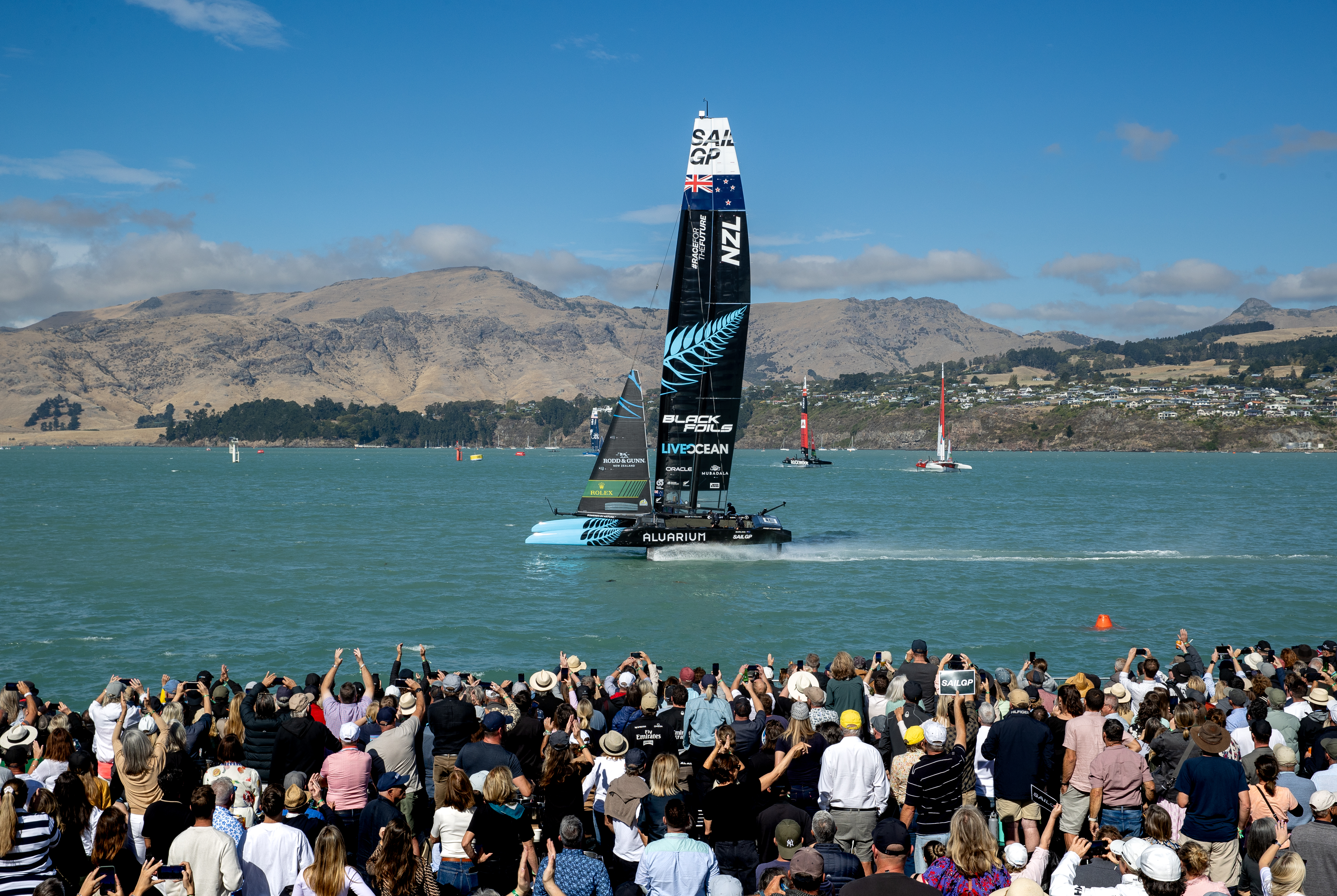New Zealand SailGP will not be held in Christchurch next year. Photo / Sail GP