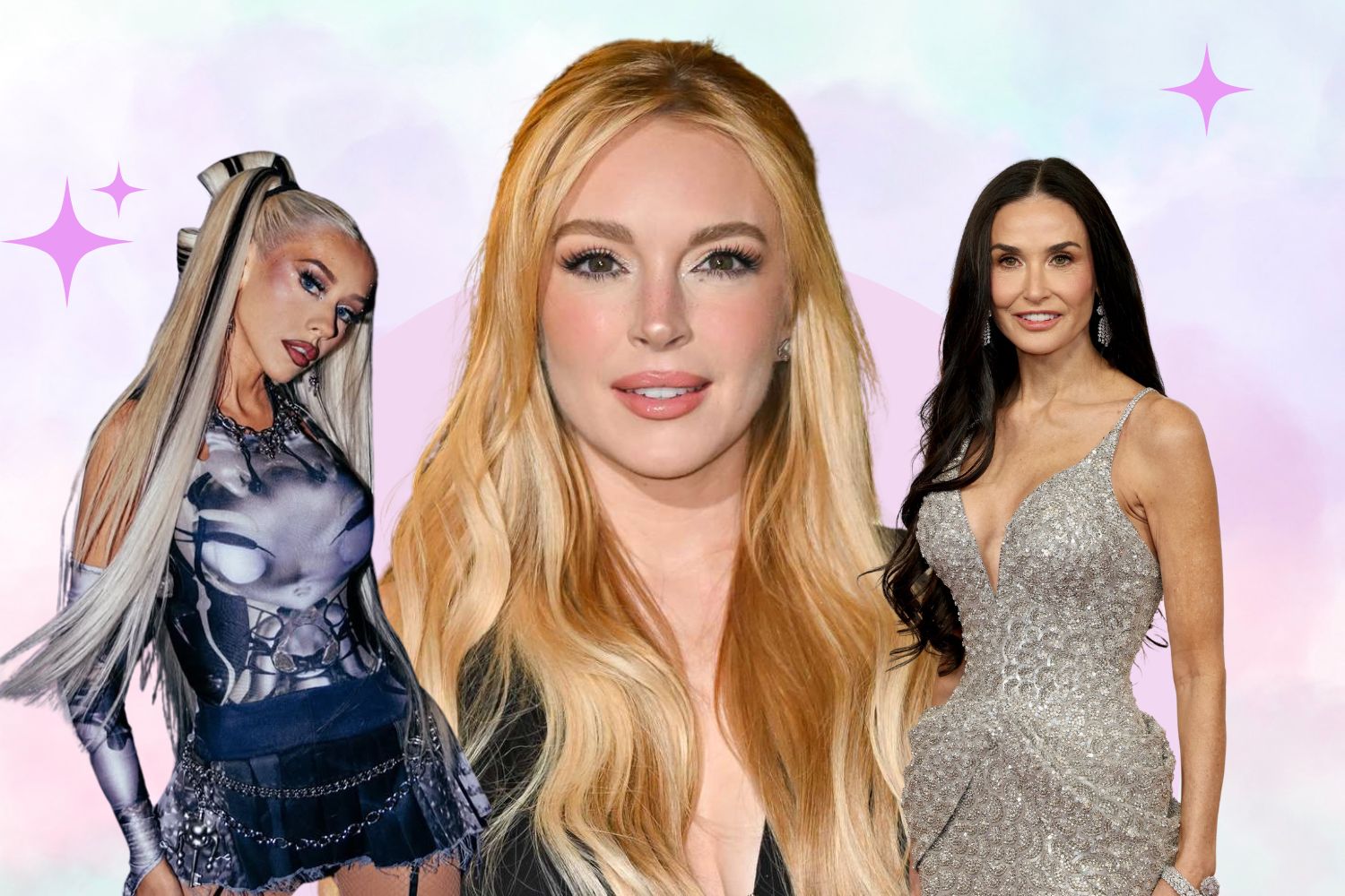 Christina Aguilera, Lindsay Lohan and Demi Moore are among the Hollywood A-listers who have gone down the 