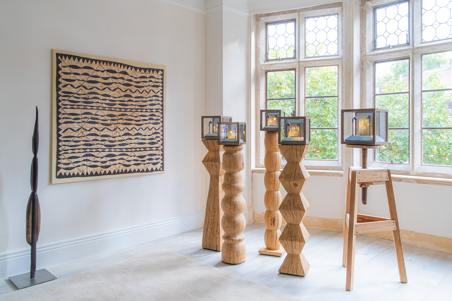 Jessica McCormack’s bridal atelier in London is an art-and-book-filled space in a Georgian townhouse. Photo / Supplied