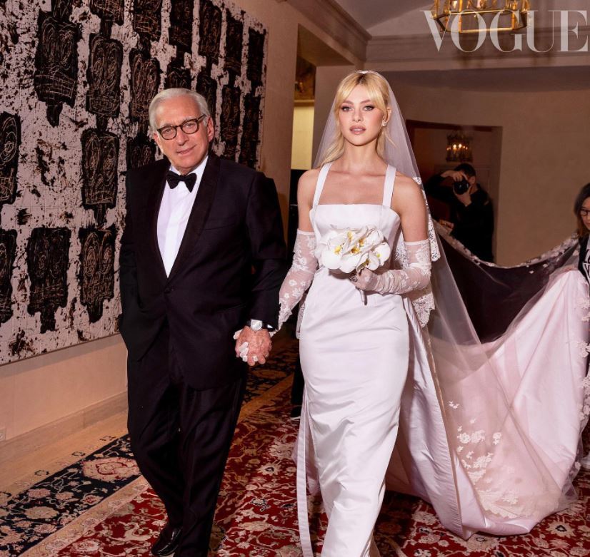 Nicola Peltz with her father, Nelson Peltz. Photo / Instagram