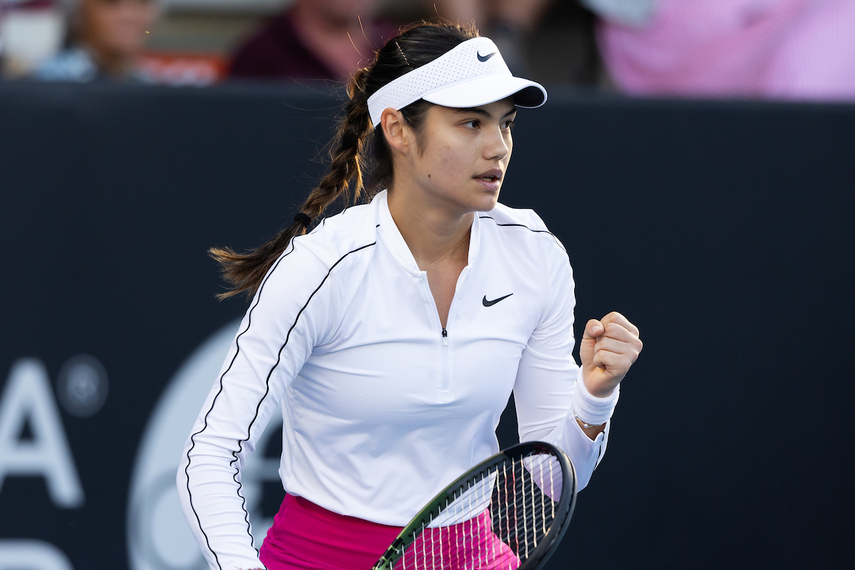 Emma Raducanu at the 2024 ASB Classic. Photo / Photosport