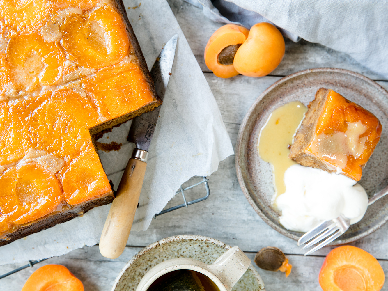 German Apricot Cake Recipe - Sweet and Savory Meals