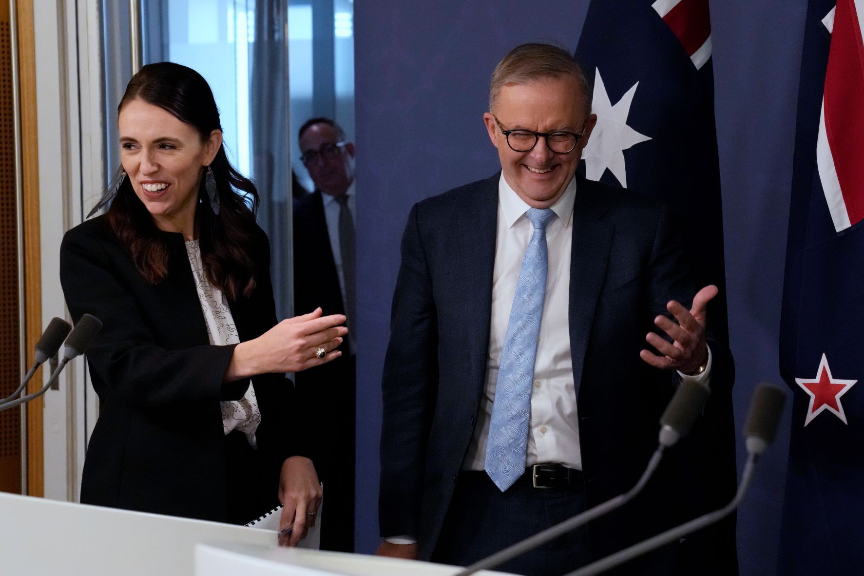 Pressure is on Prime Minister Jacinda Ardern and Australia Prime Minister Anthony Albanese to up their climate change actions. Photo / AP