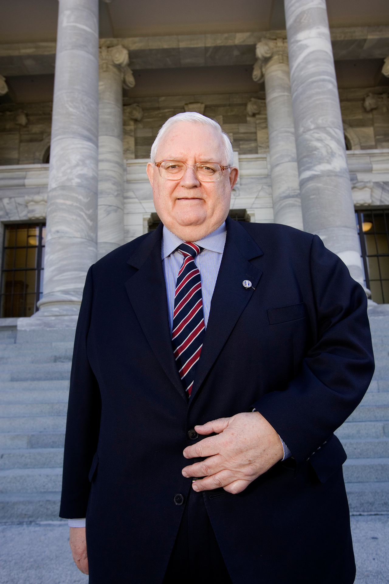 Former Speaker Jonathan Hunt, who has died, loved Parliament. Photo / Mark Mitchell