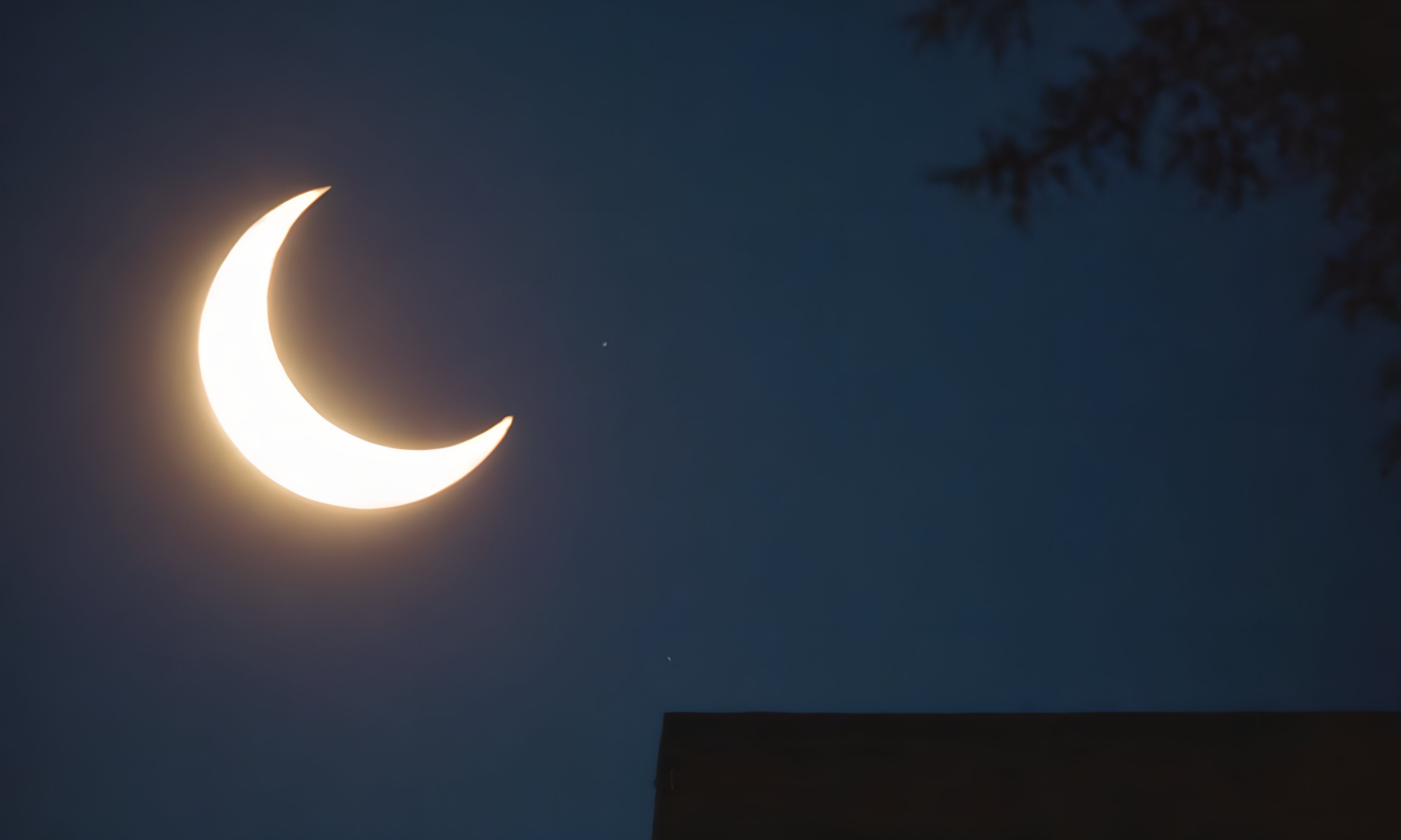 The sighting of a new moon heralds the start of Ramadan.