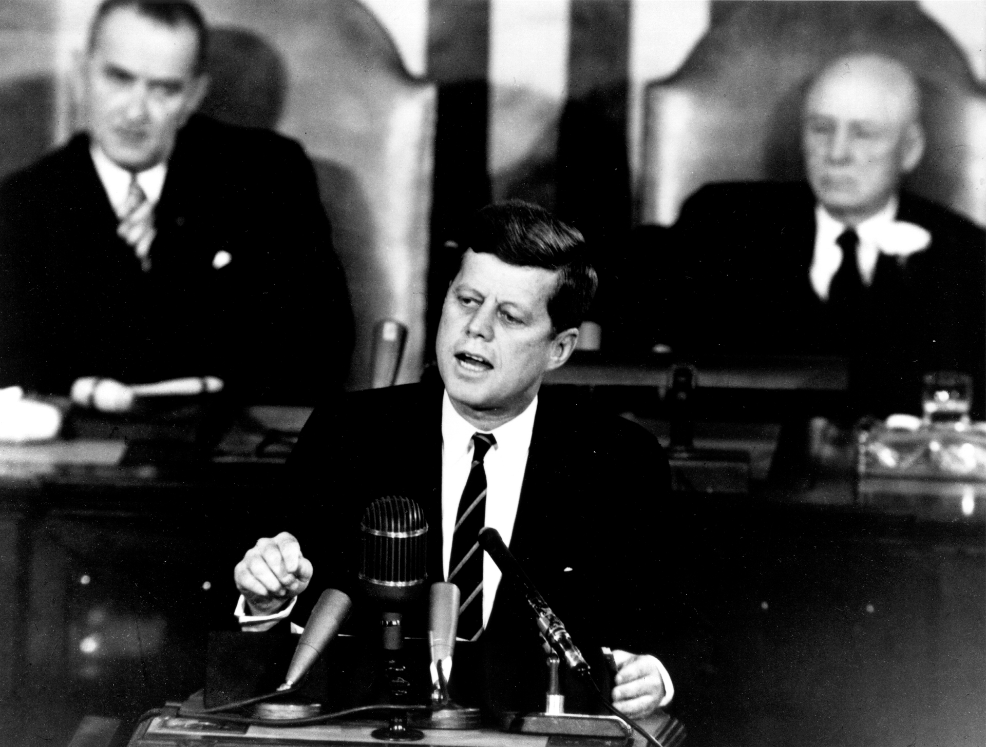 Former US President John F. Kennedy. Photo / Nasa
