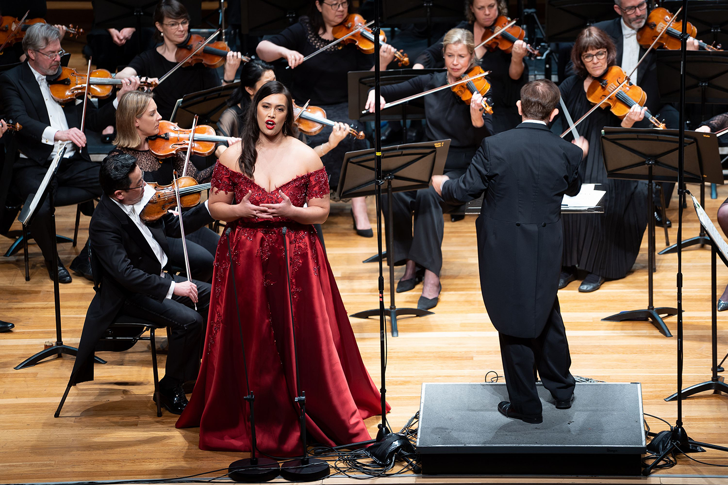 Isabella stars in an opera performance in Australia, 2019. Photo / Supplied